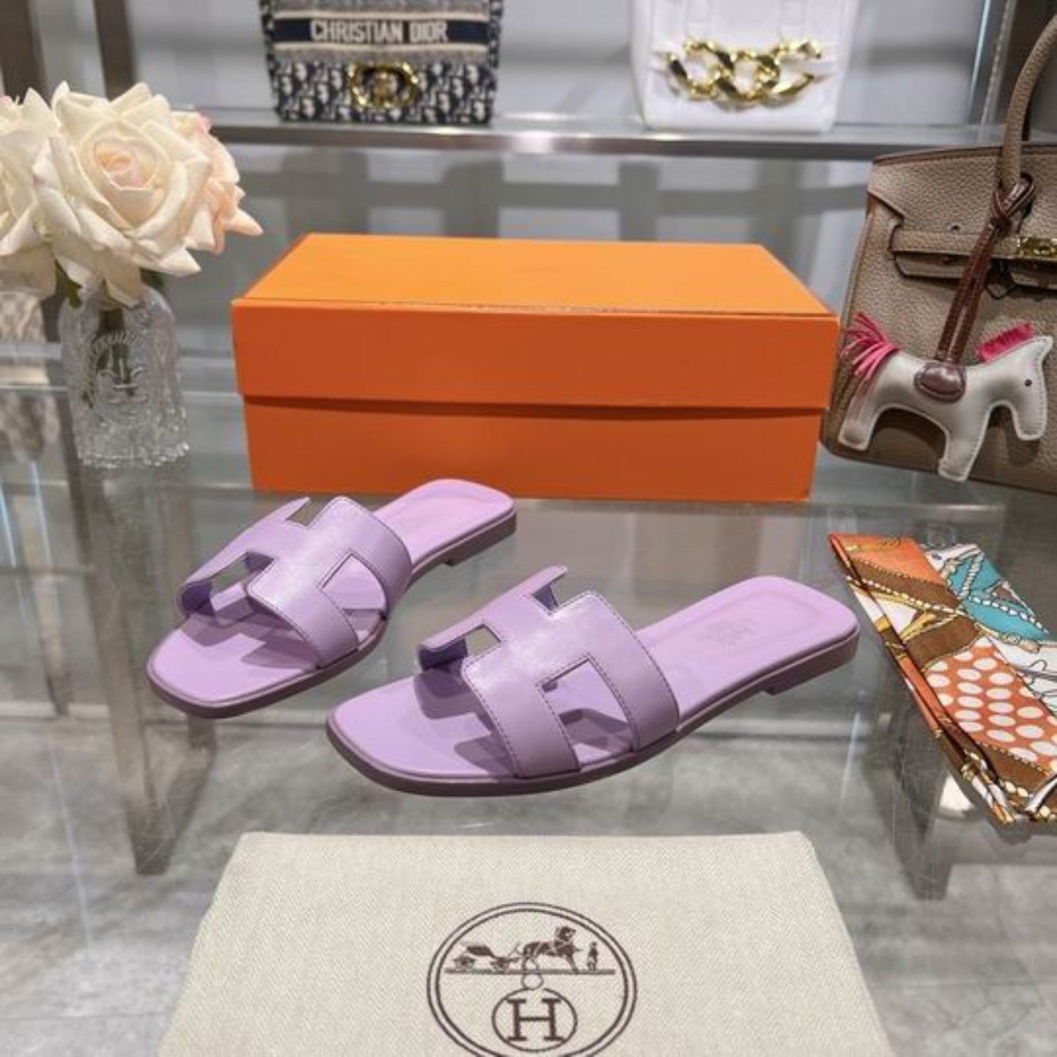 HRMS Oran Lilac Sandals