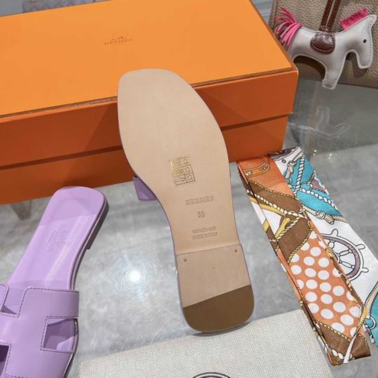 HRMS Oran Lilac Sandals