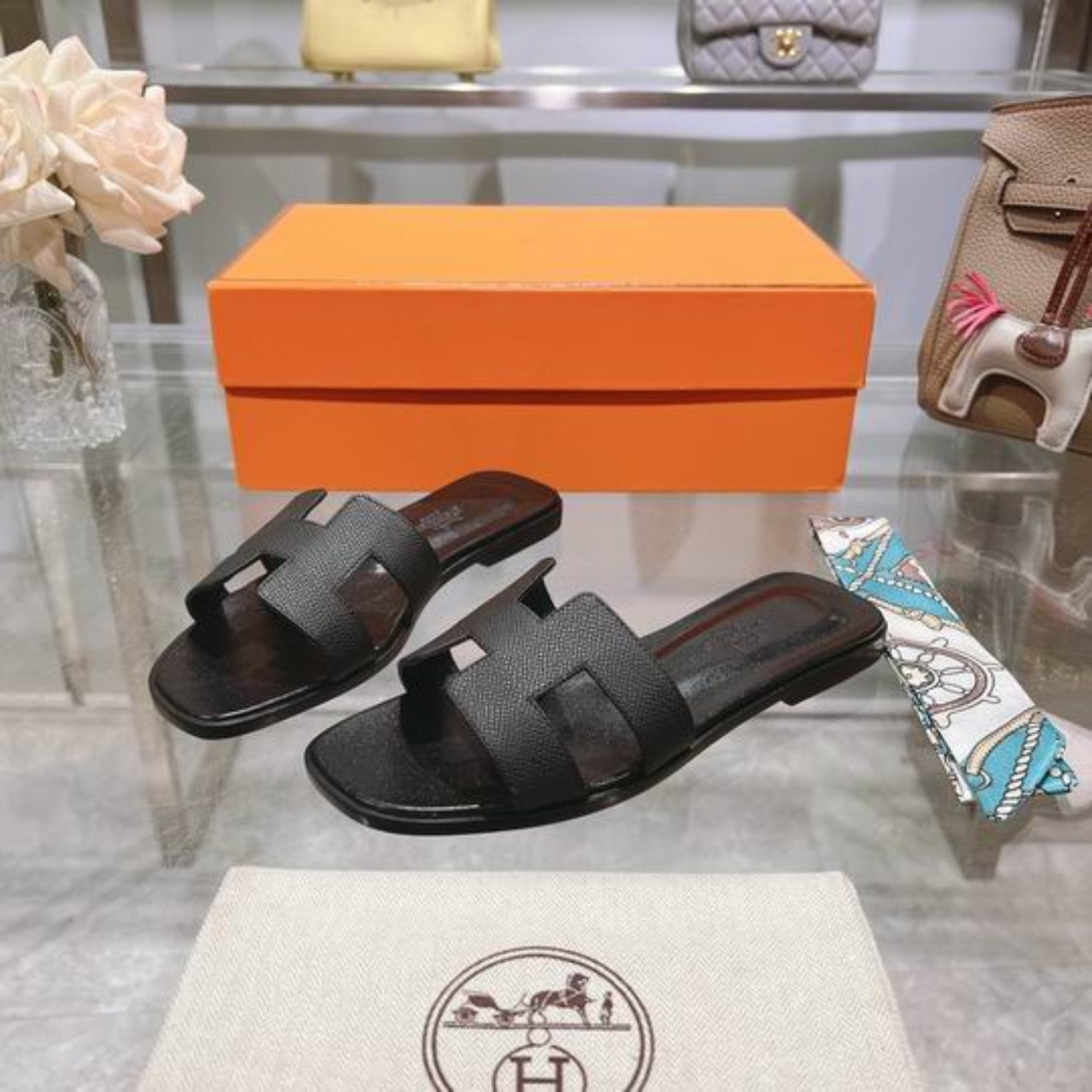 HRMS Oran Black II Sandal