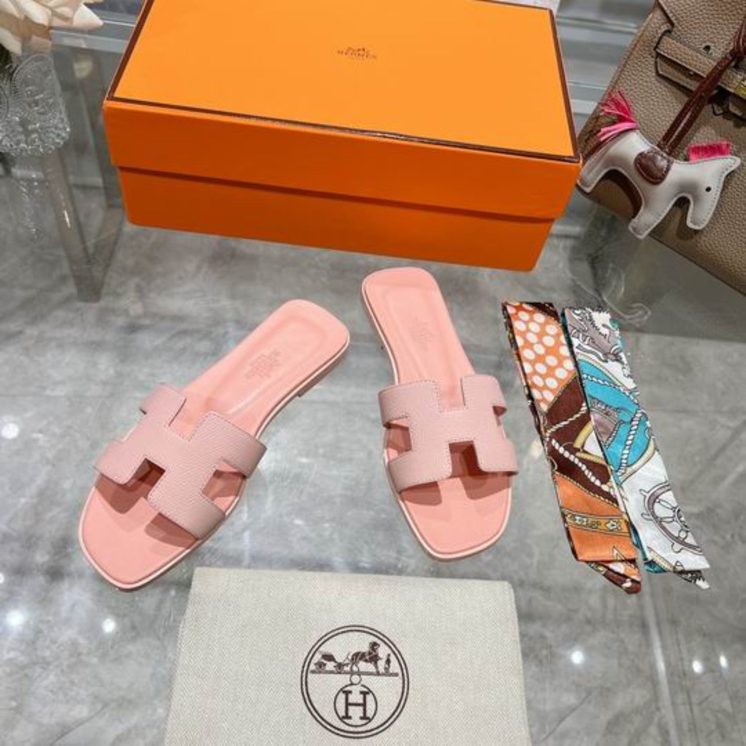 HRMS Oran Salmon Sandals
