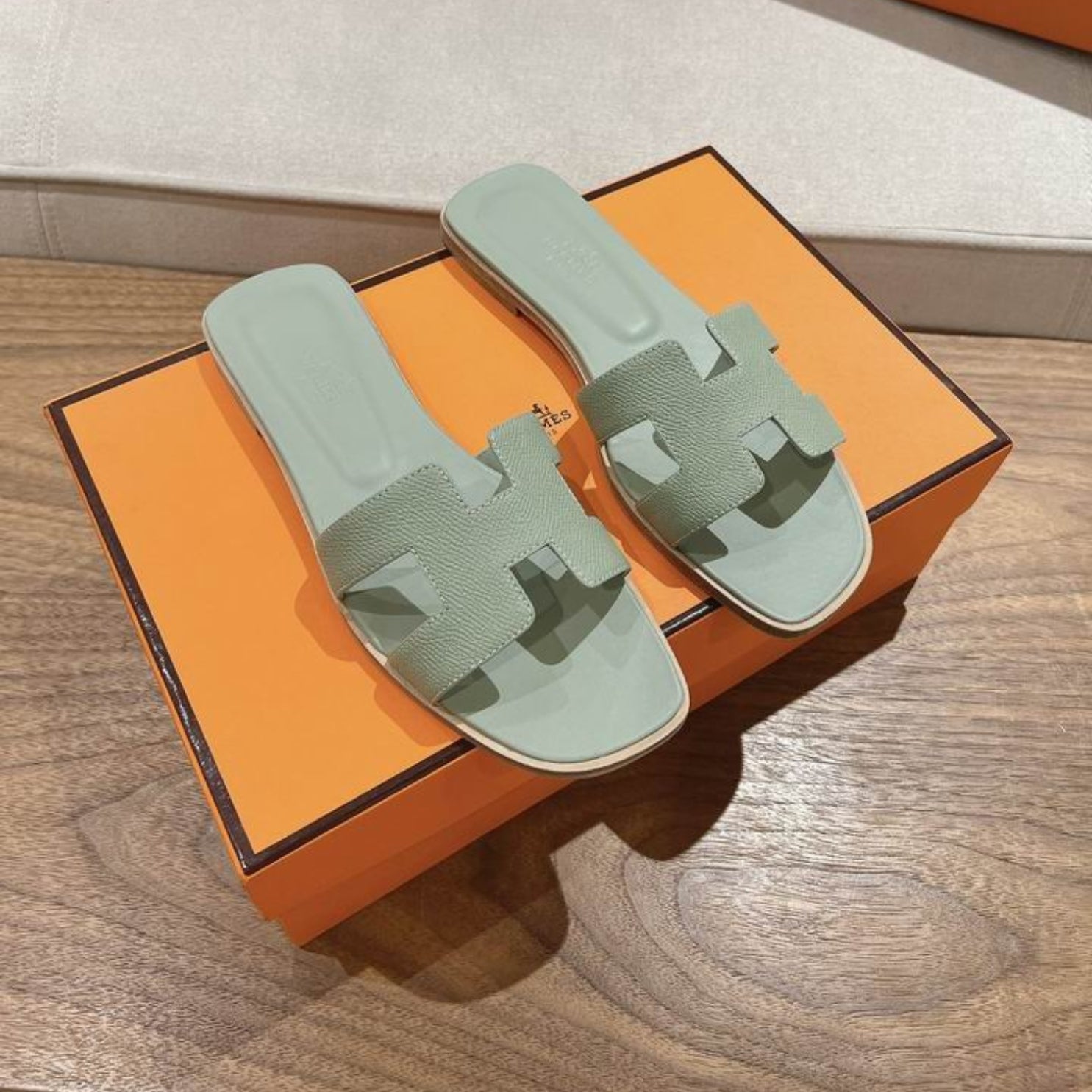 HRMS Oran Light Green Sandal