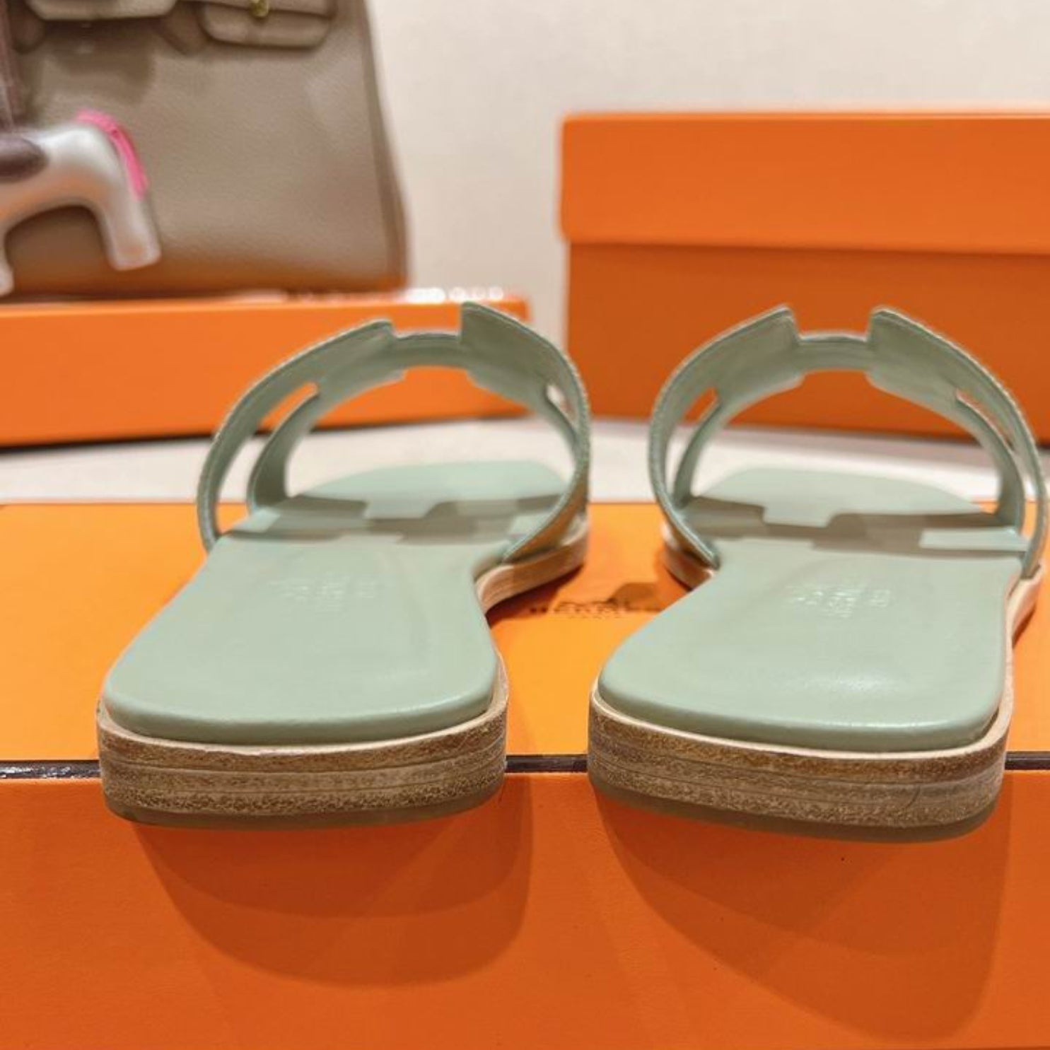 HRMS Oran Light Green Sandal