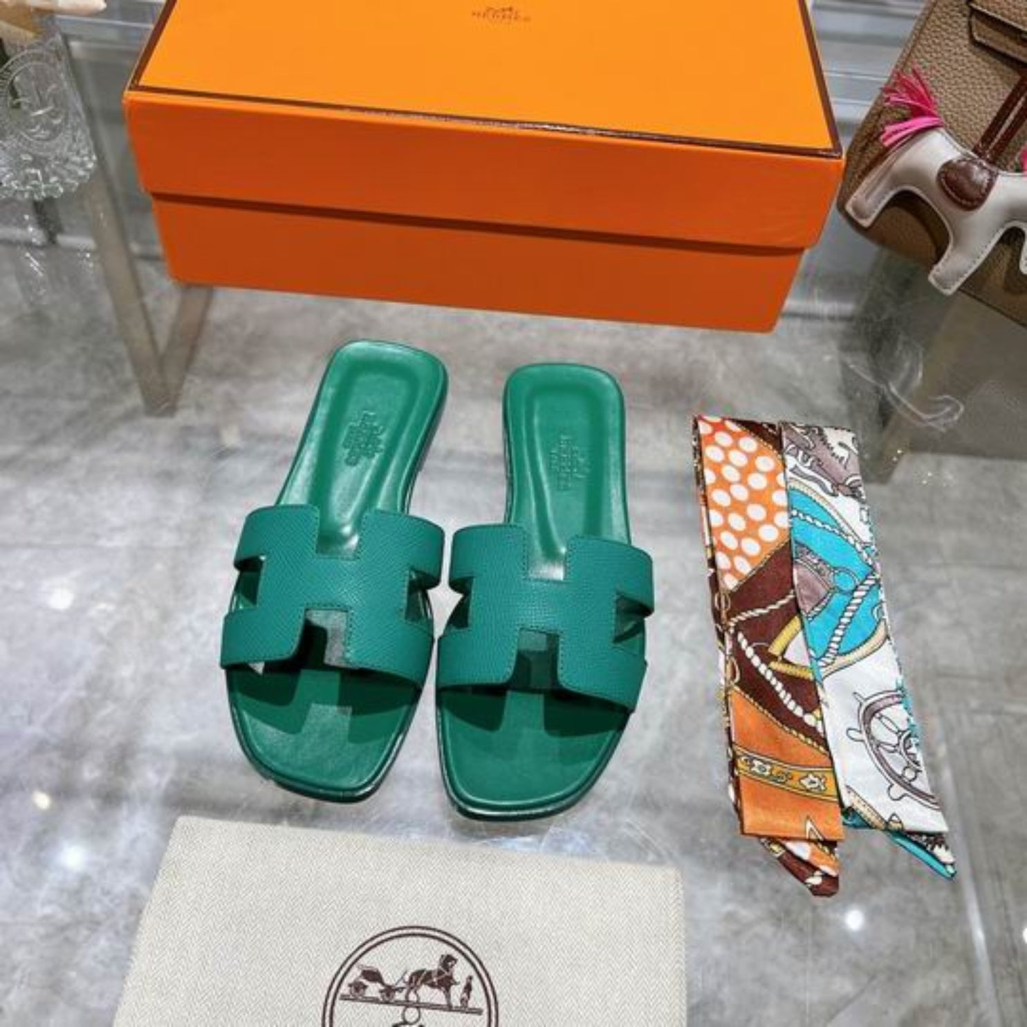 HRMS Oran Green II Sandal