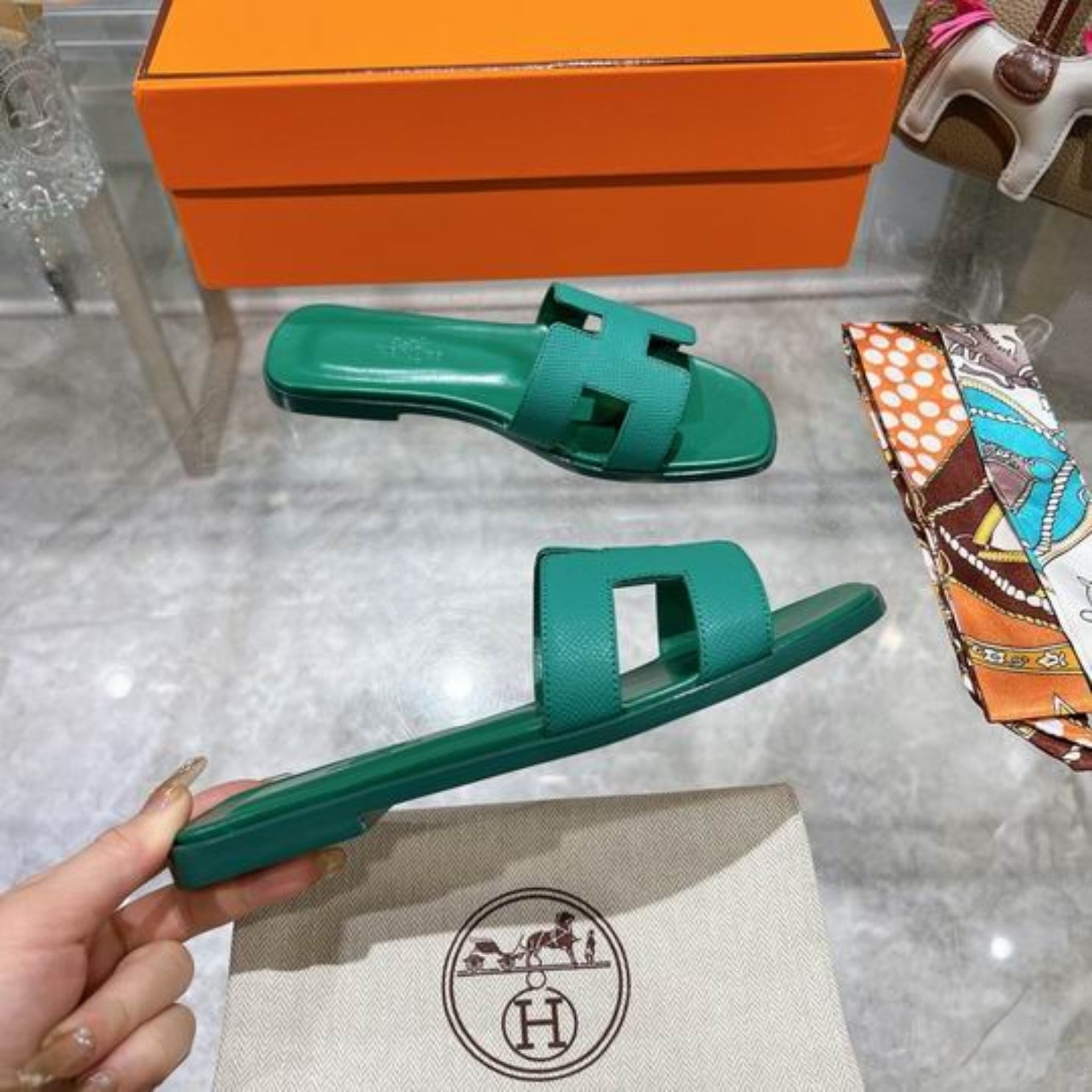 HRMS Oran Green II Sandal