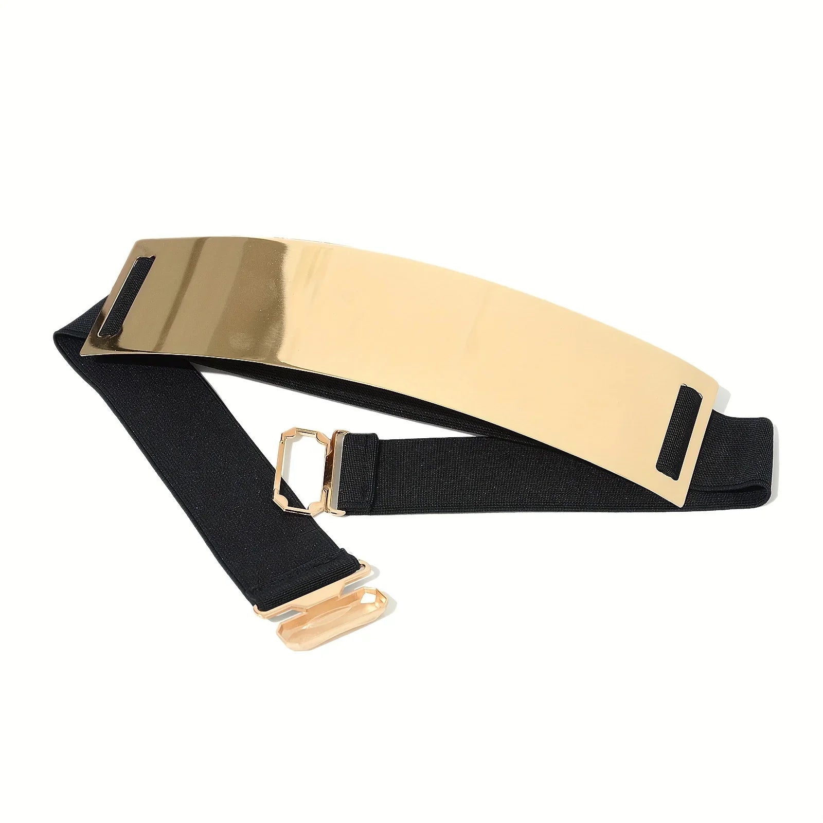 Luxury Metallic Glossy Women's Belt