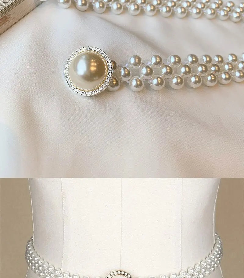 Women's Celestial Pearl Luxury Belt