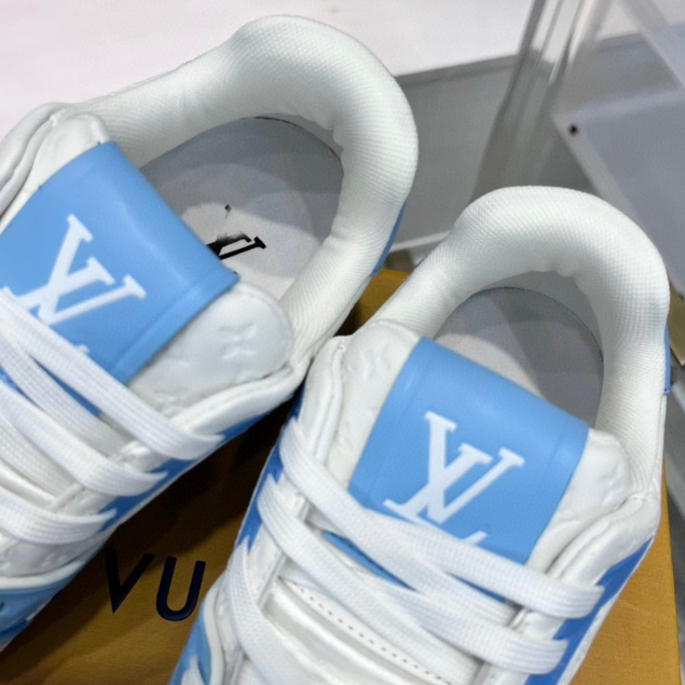 LV Trainer #54 Blue Sneakers