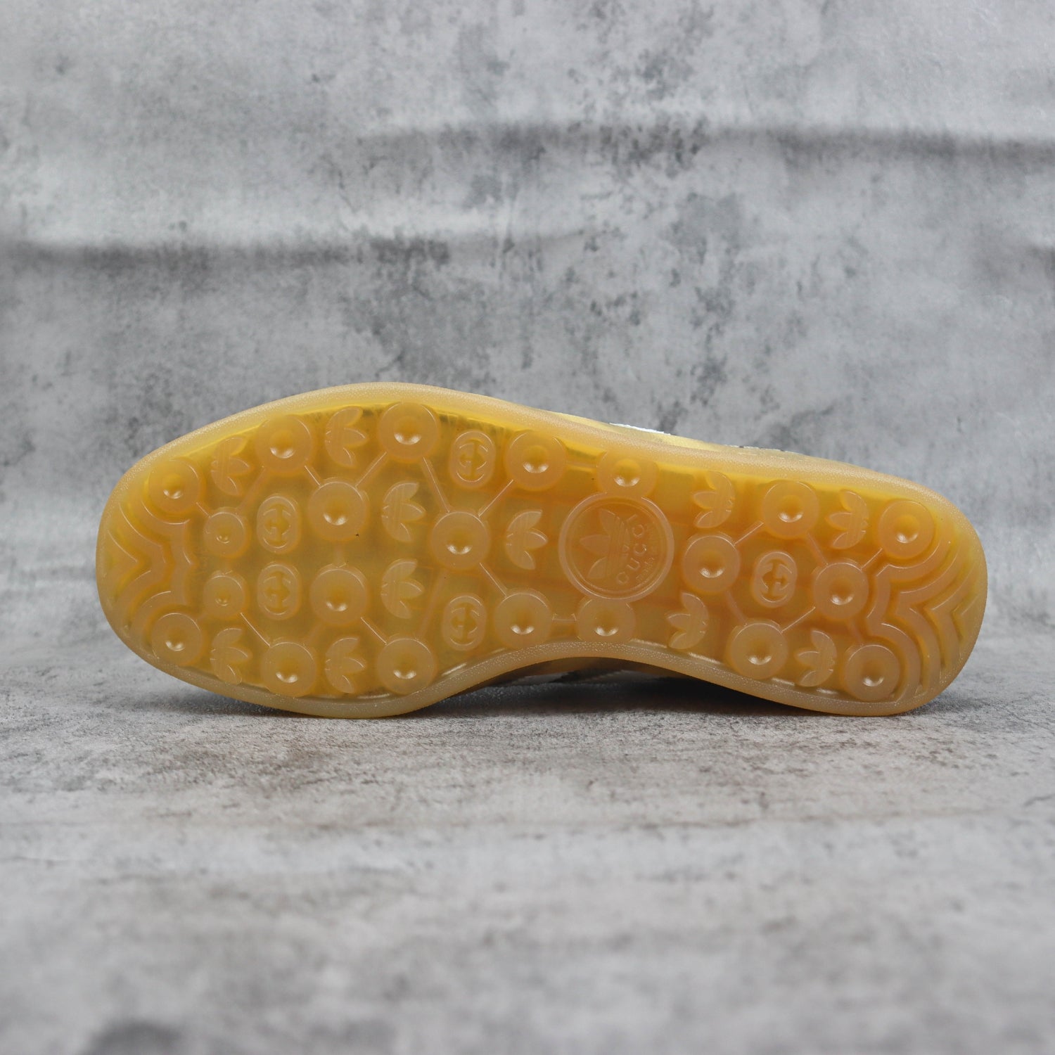 GG x Ads Gazelle Canvas Sneakers in Green and Red