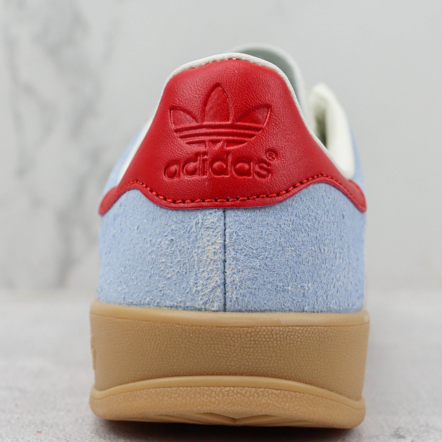 GG x Ads Gazelle Blue with Red and Green Sneakers