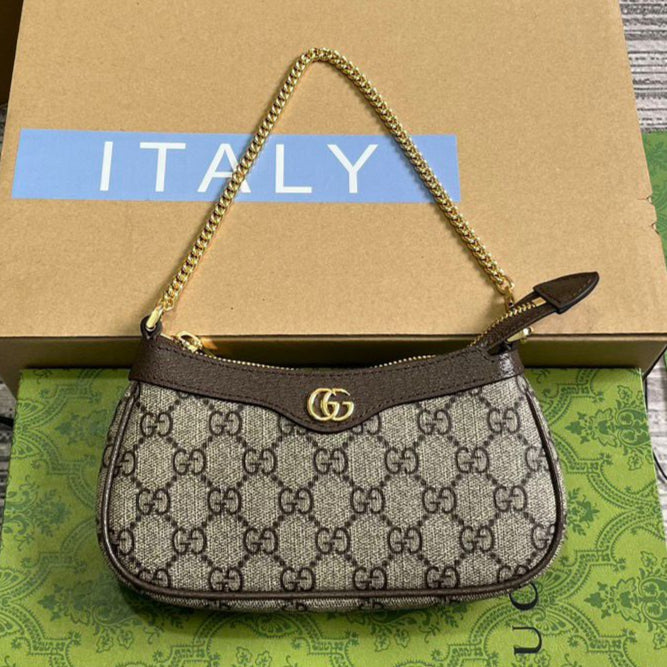 GG Mini Ophidia Small Canvas Bag 25cm