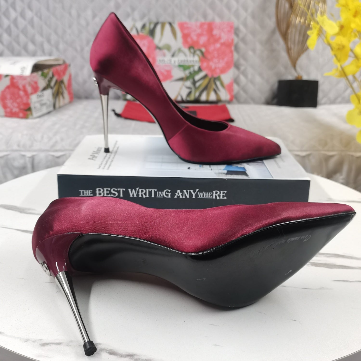 DG Wine Pumps with Logo on the 10.5cm heel