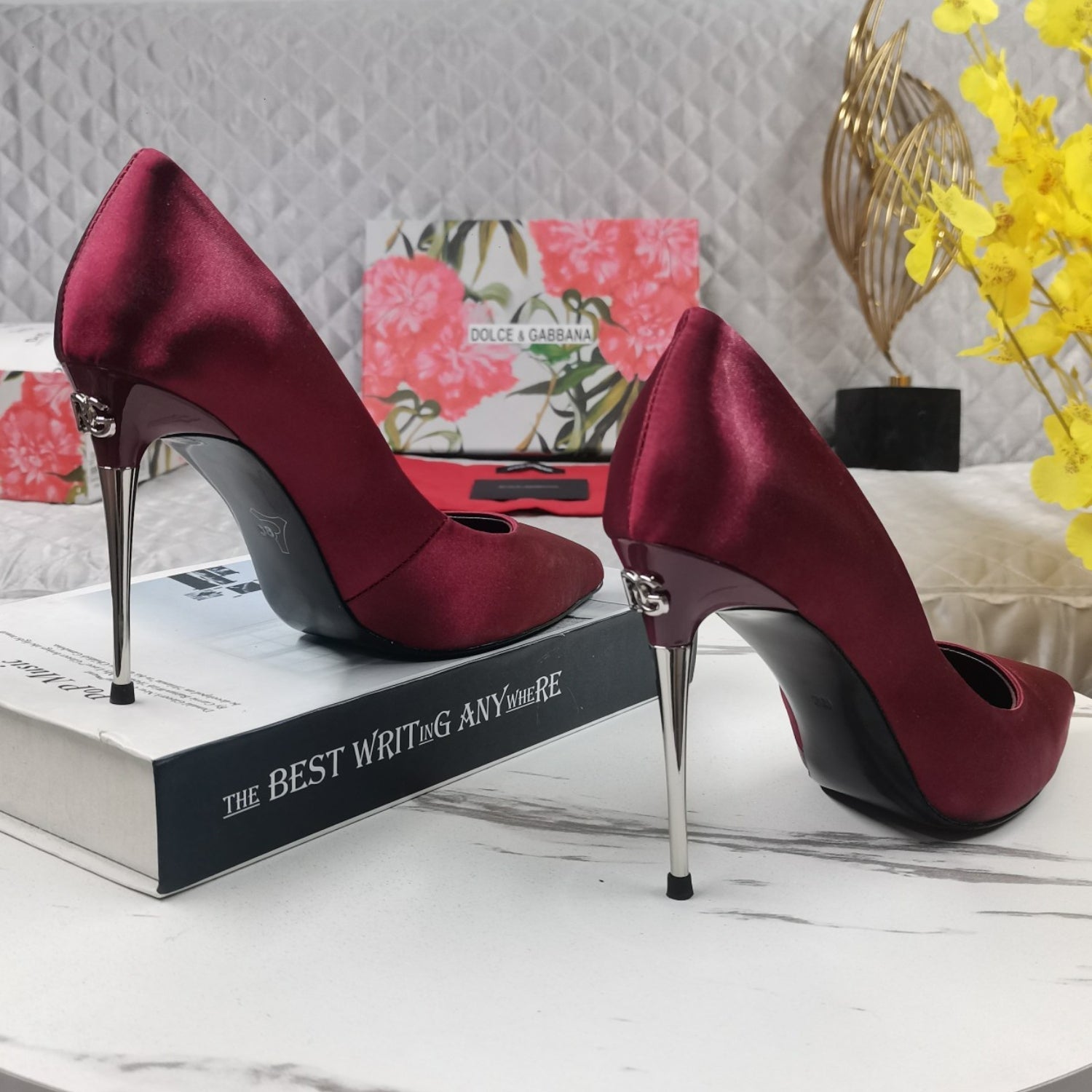 DG Wine Pumps with Logo on the 10.5cm heel