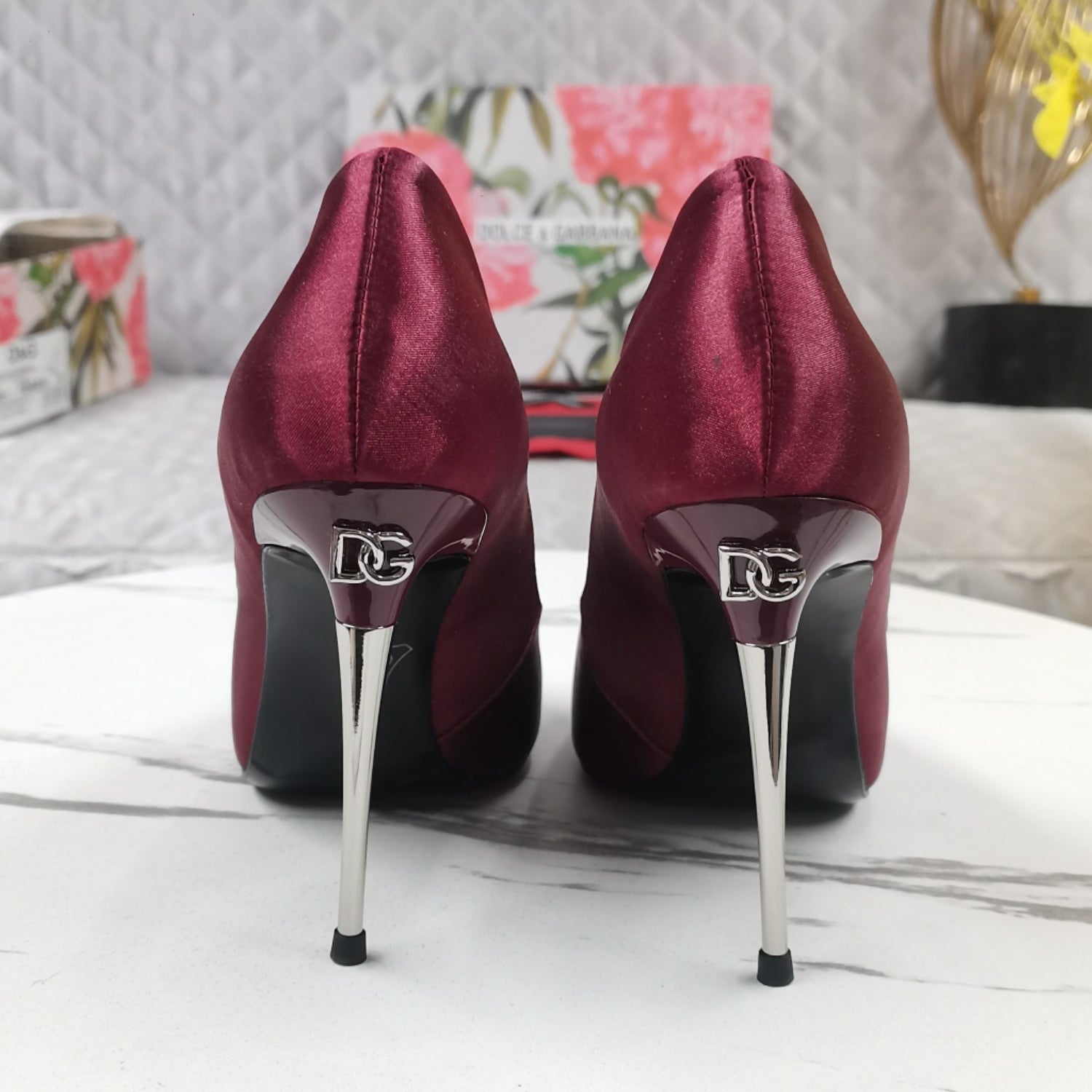 DG Wine Pumps with Logo on the 10.5cm heel