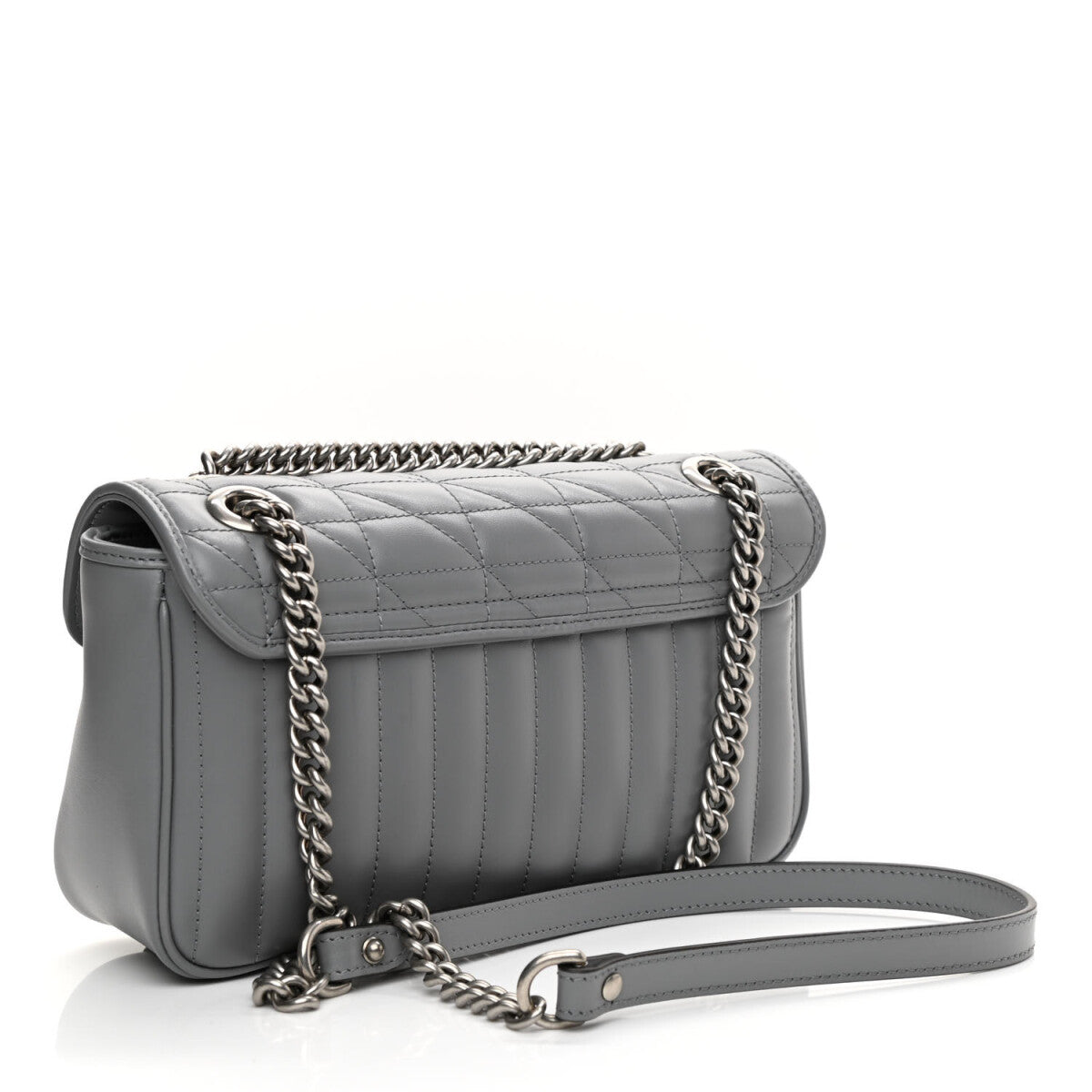 GG Marmont Aria Medium Gray Bag