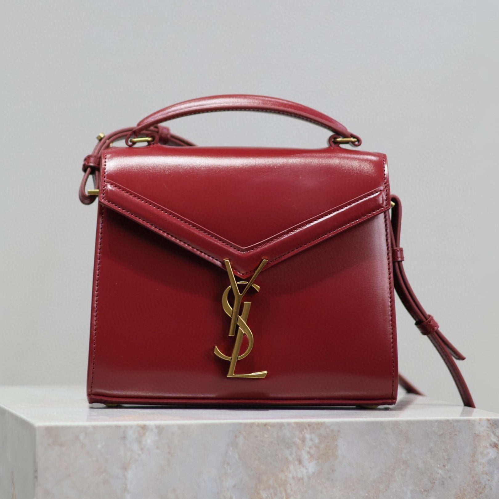 Small Red YSL Cassandra Bag