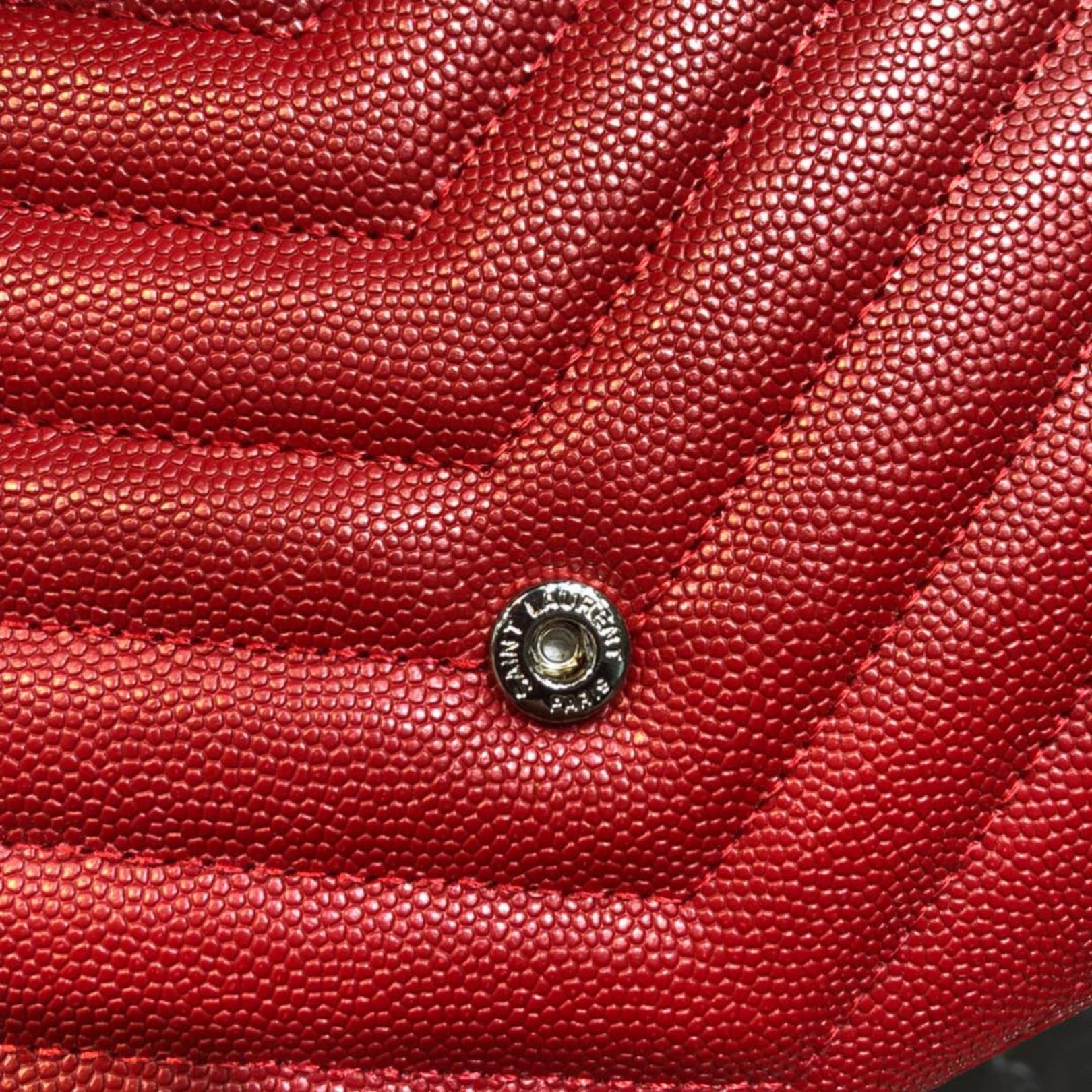 YSL Small Monogram Red Bag
