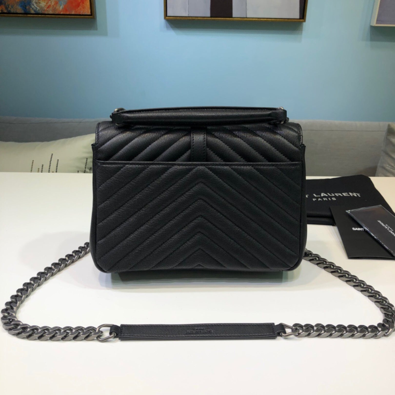 YSL College Medium Black Scholarship