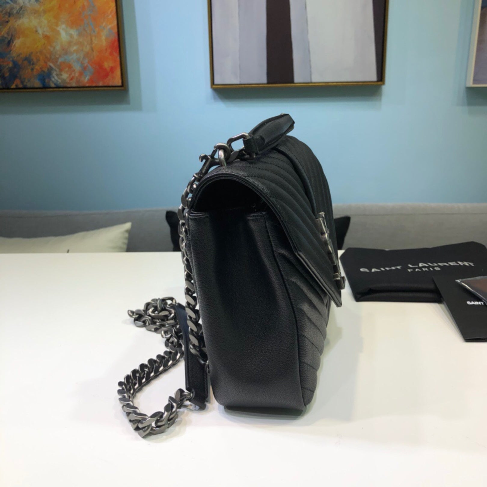 YSL College Medium Black Scholarship