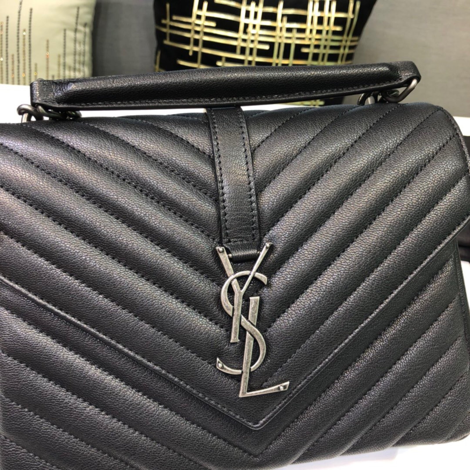 YSL College Medium Black Scholarship