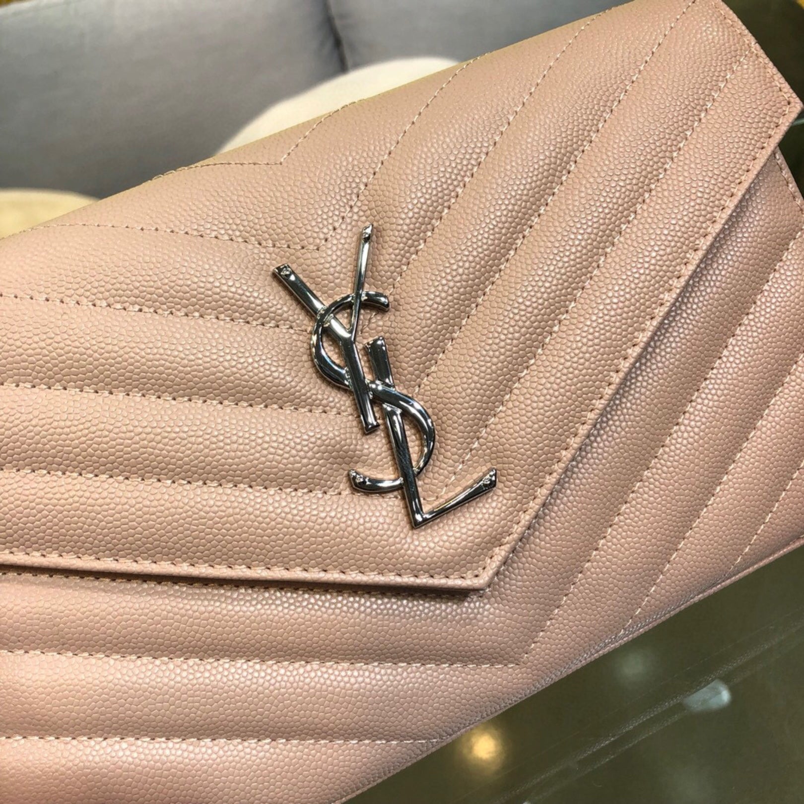 YSL Small Monogram Bag Rose