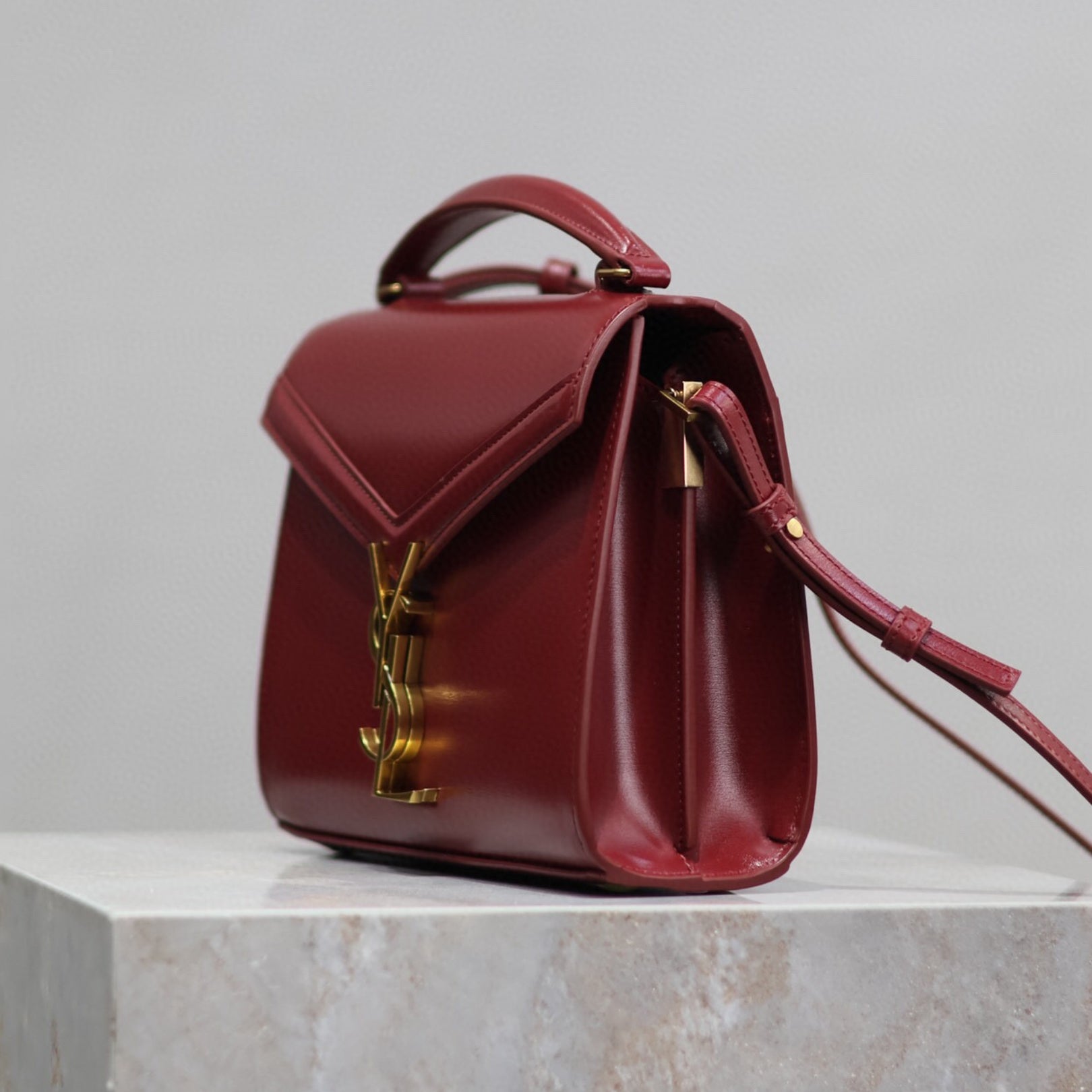 Small Red YSL Cassandra Bag