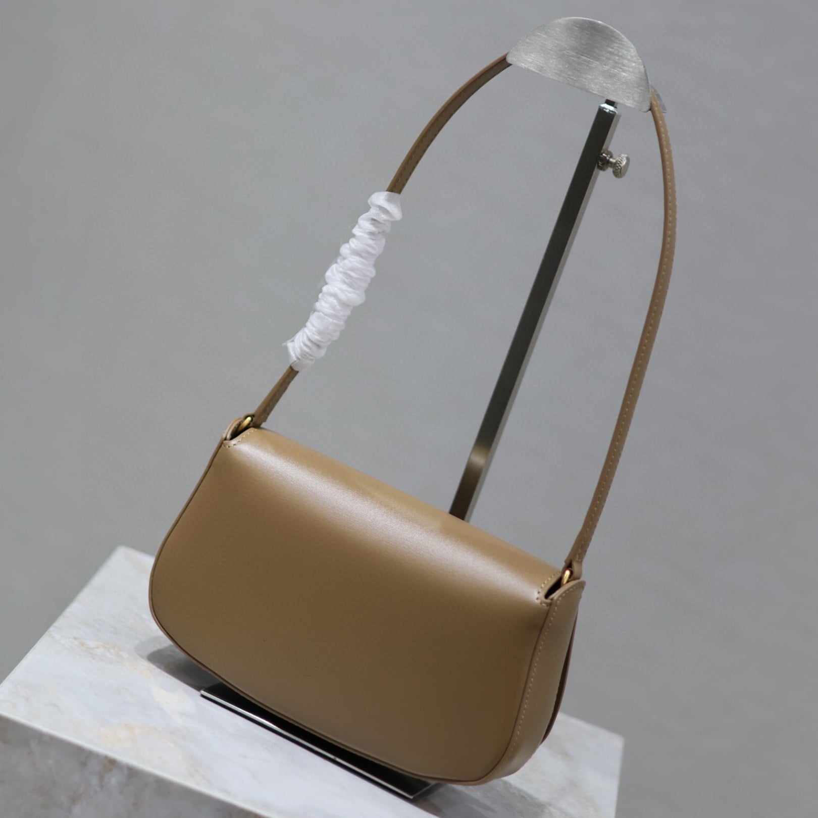 YSL Voltaire mini beige leather bag