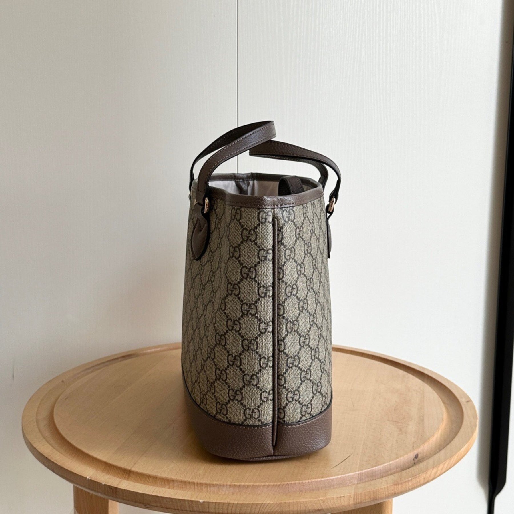 GG Ophidia Small Beige and Brown Bag 31cm