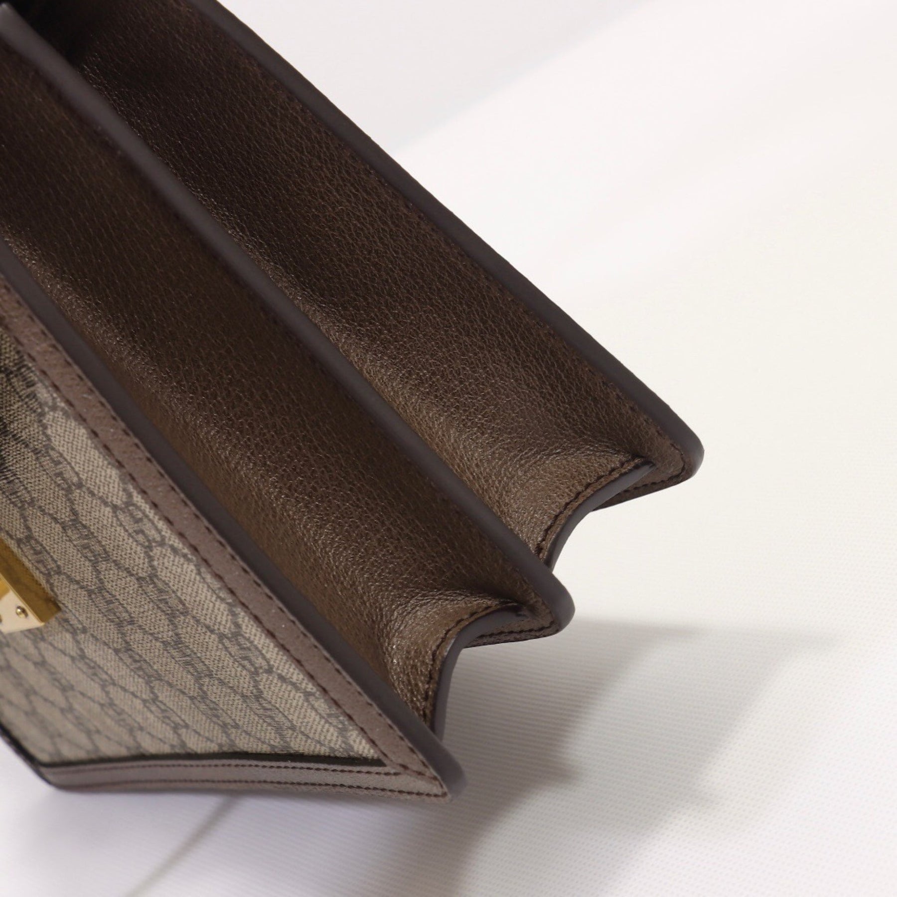 GG Ophidia Small Beige Bag with 25cm Top Handle