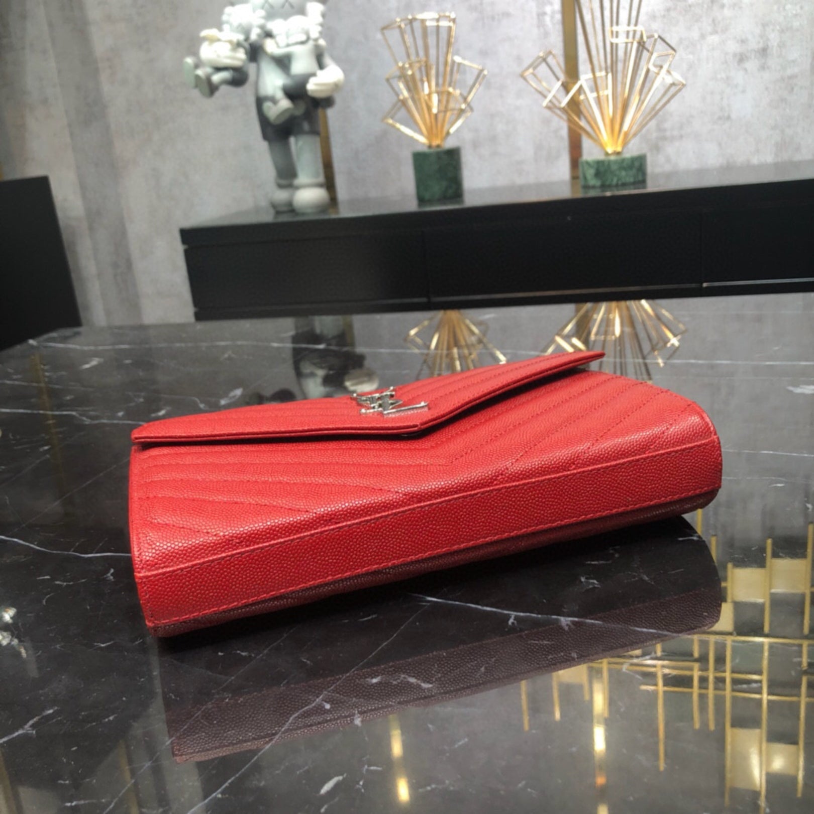 YSL Small Monogram Red Bag