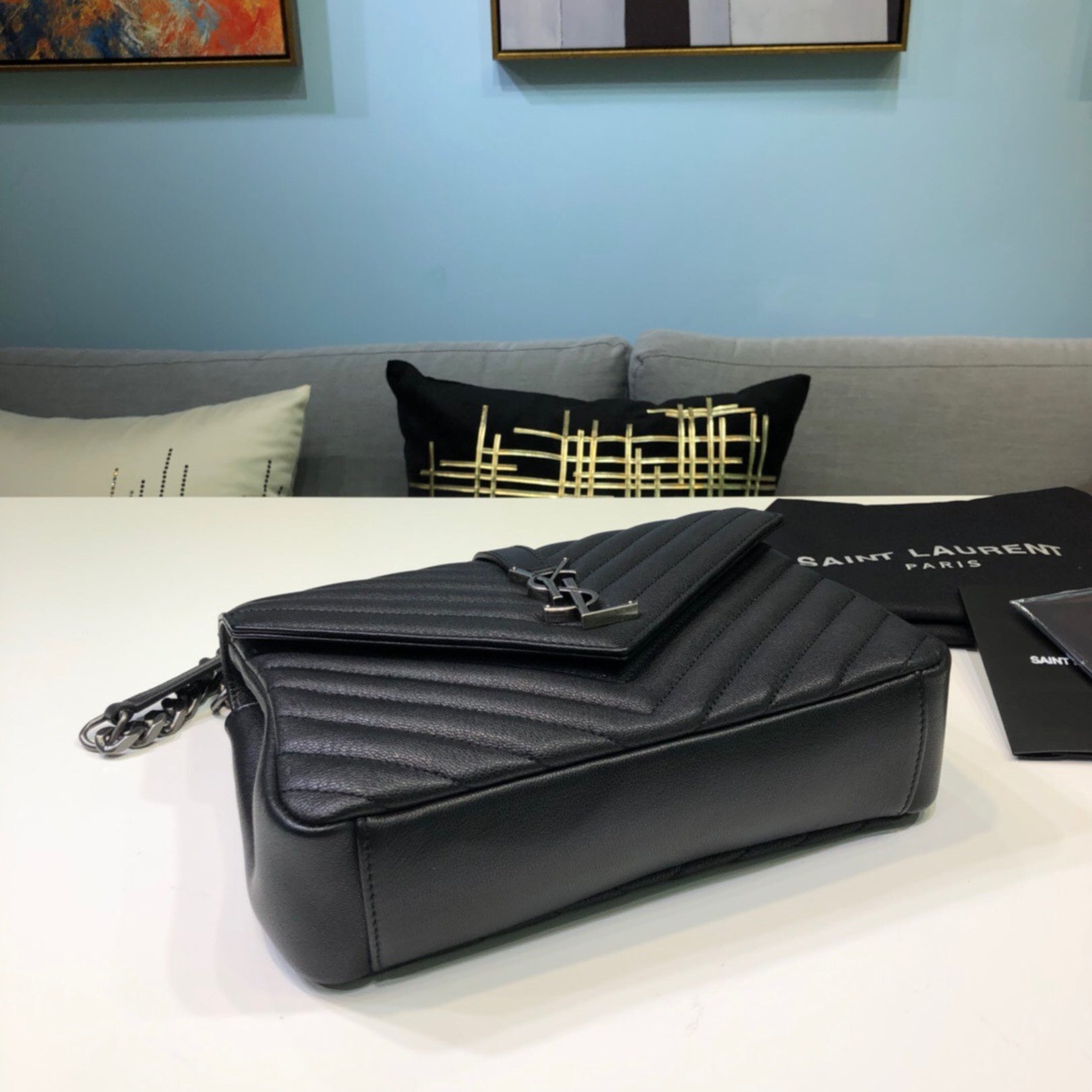 YSL College Medium Black Scholarship