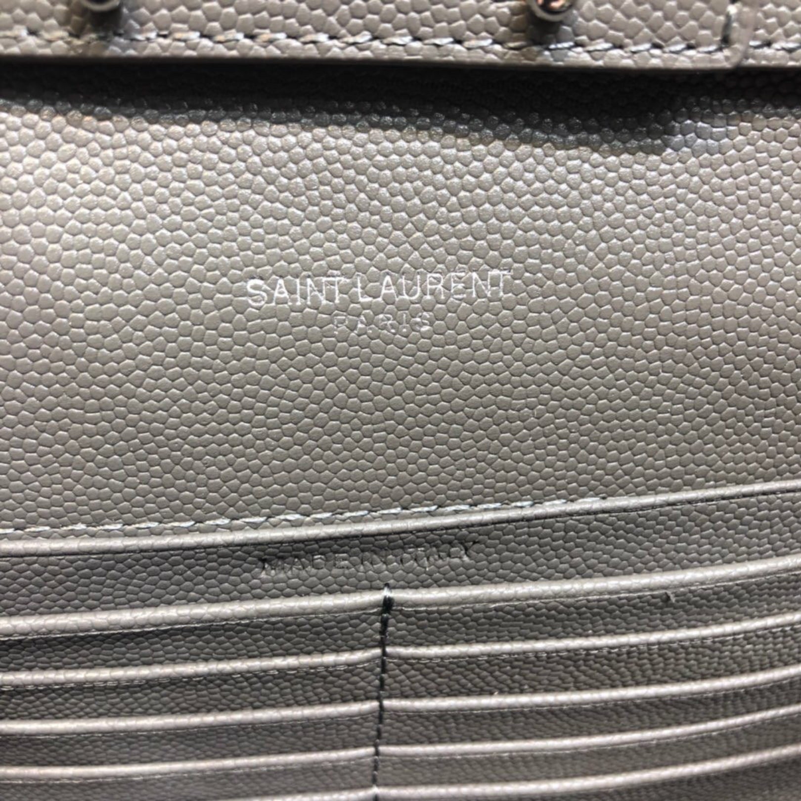 YSL Small Monogram Gray Bag