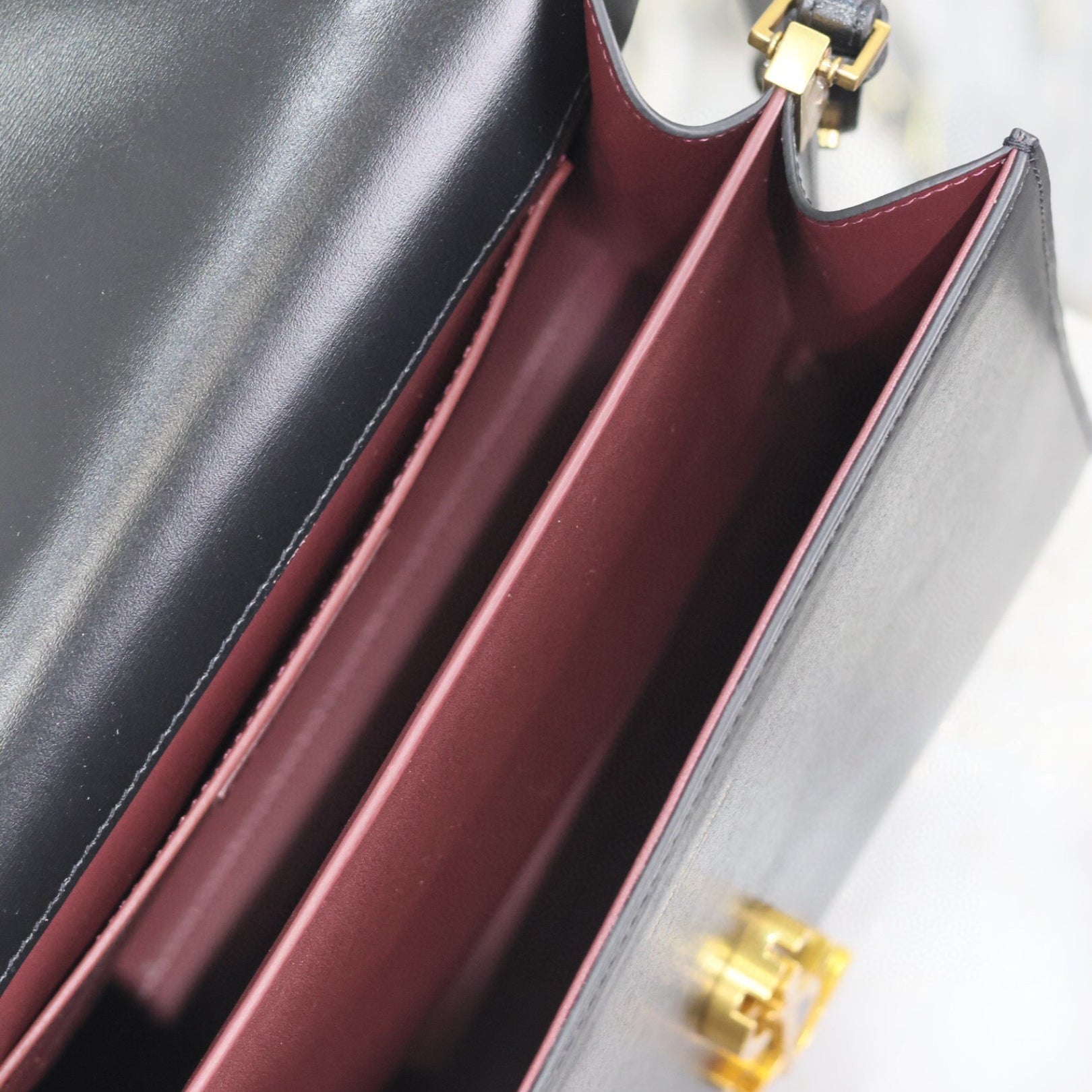 YSL Cassandra Small Black Bag