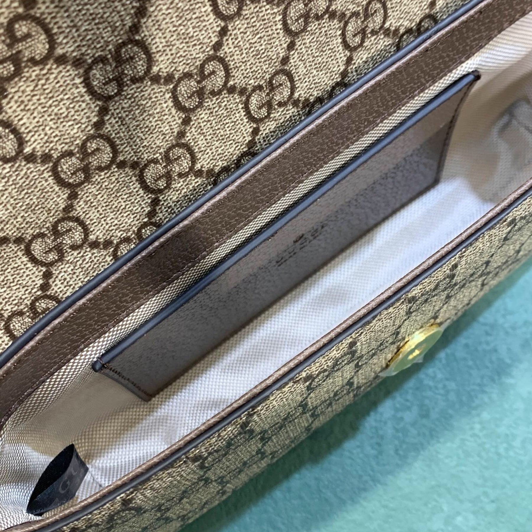 GG Ophidia Mini Beige Bag