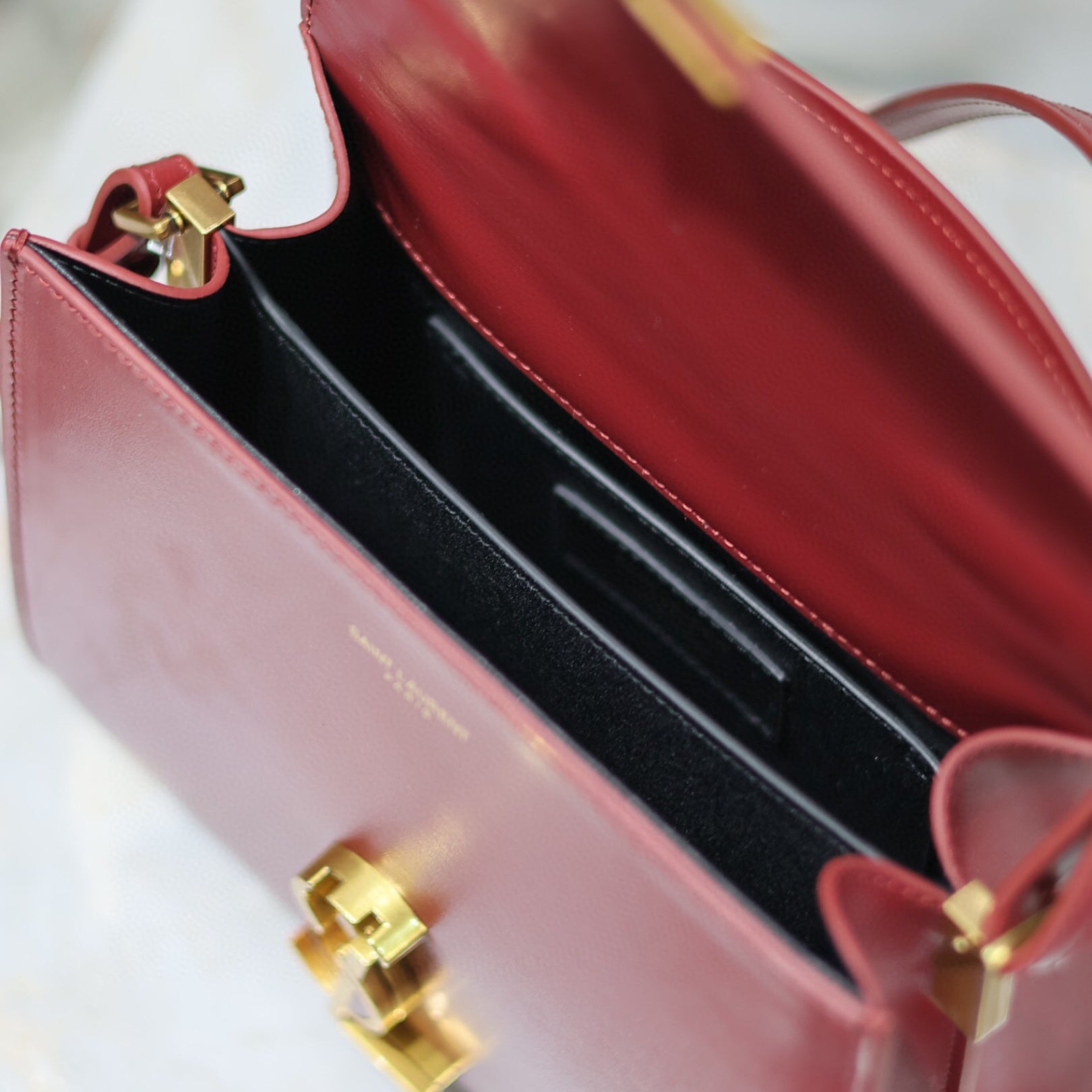 Small Red YSL Cassandra Bag