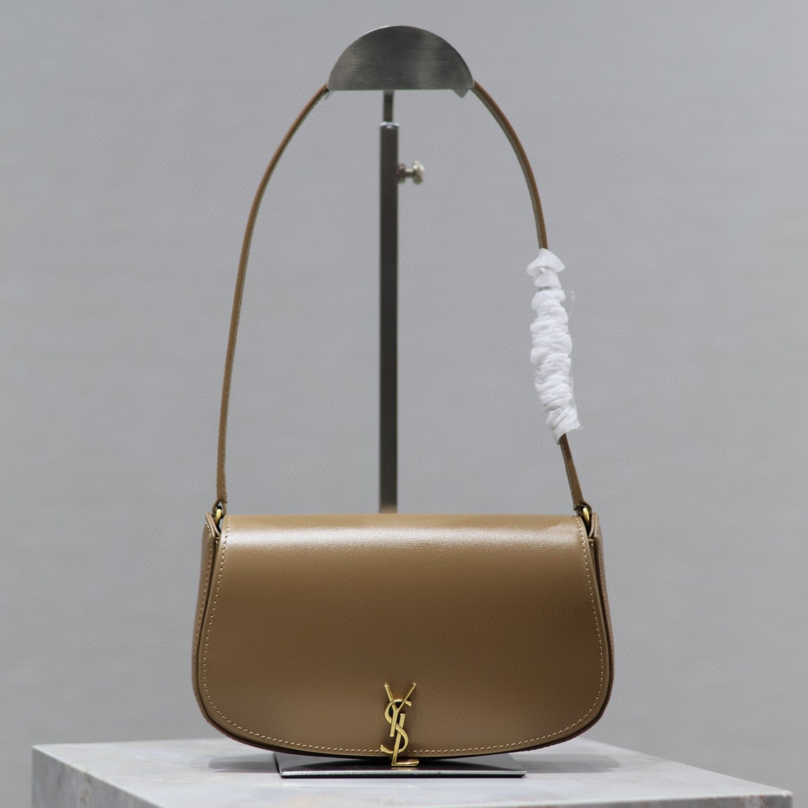 YSL Voltaire mini beige leather bag