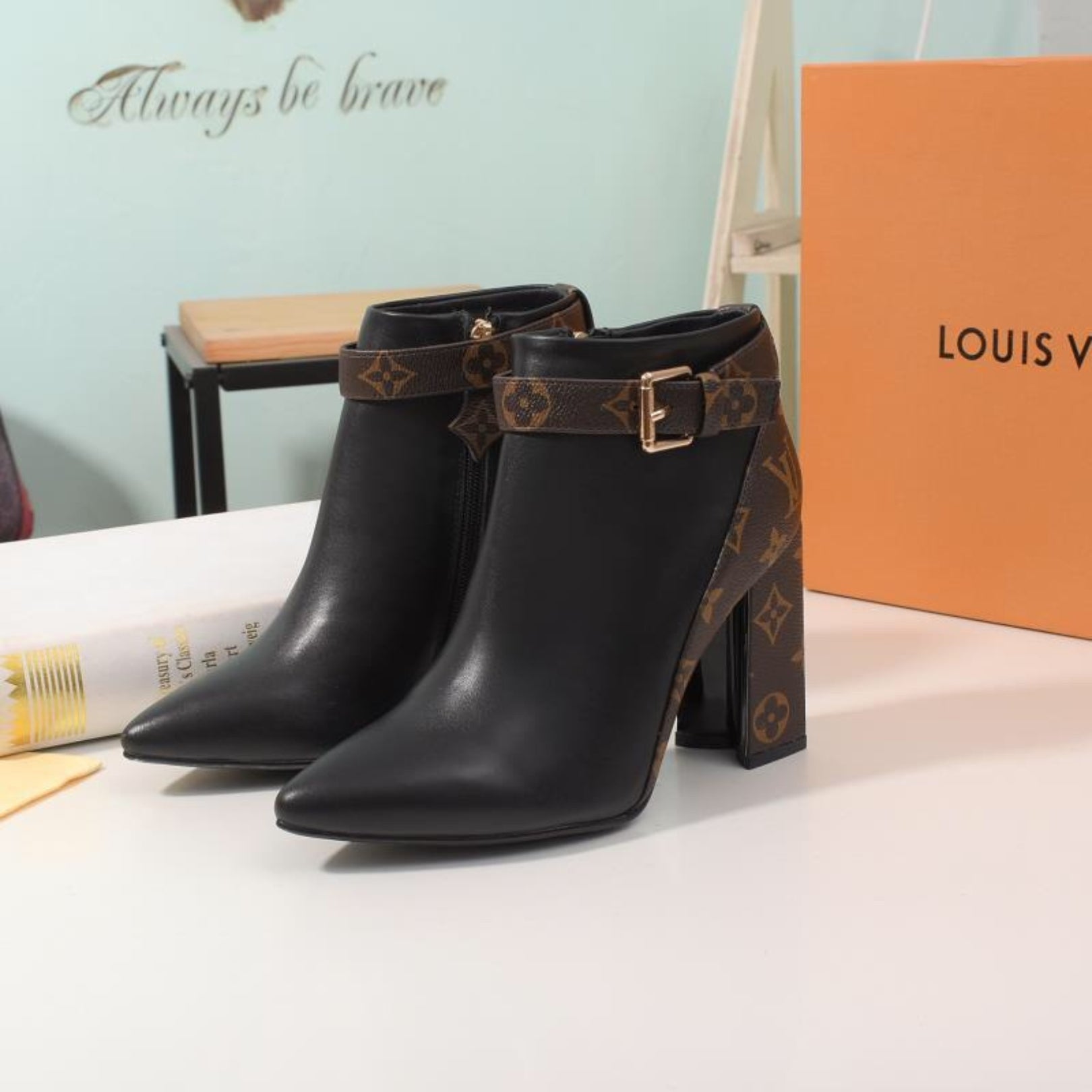 Lv Matchmake Monogram Boot