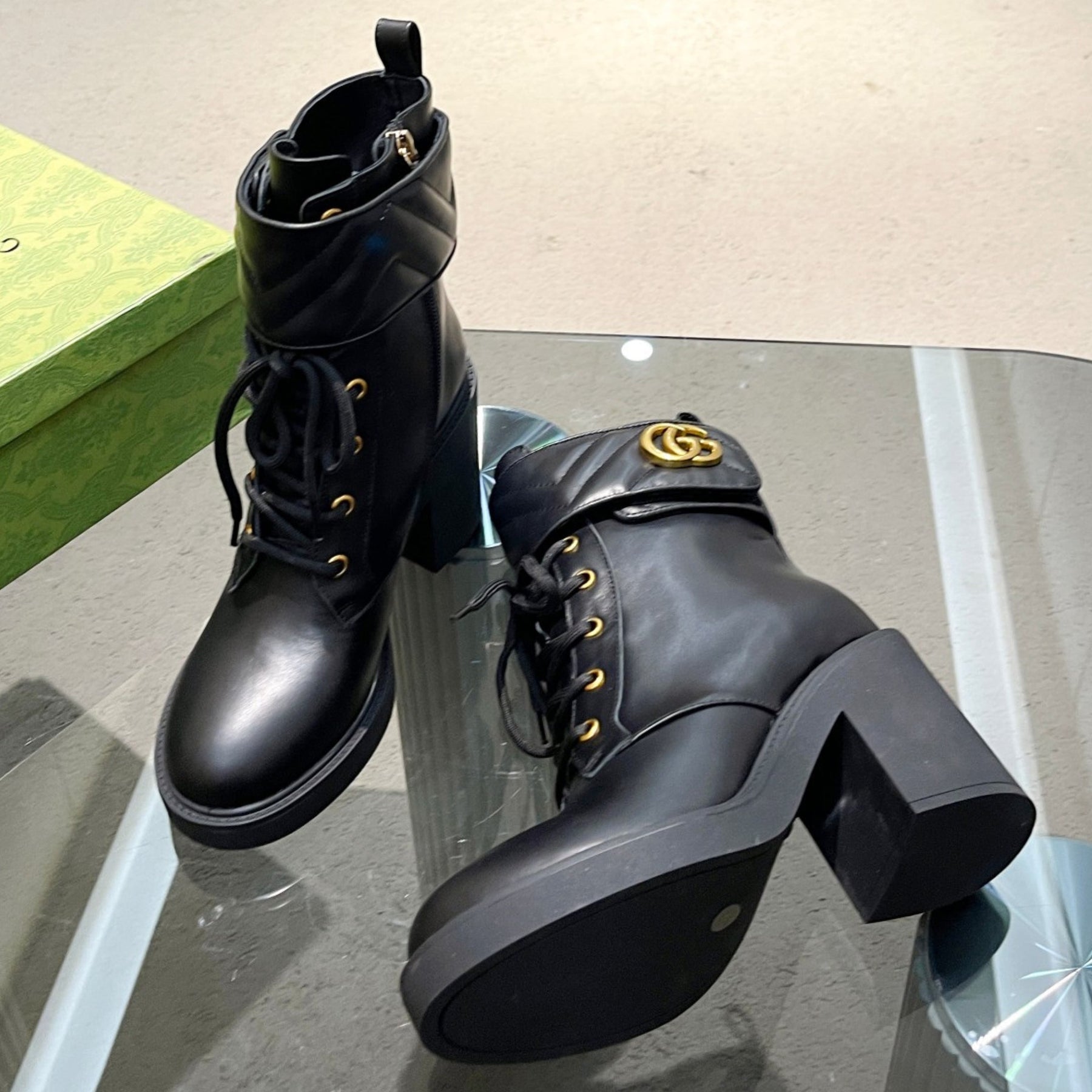 GG Ankle Boot GG Black Heel