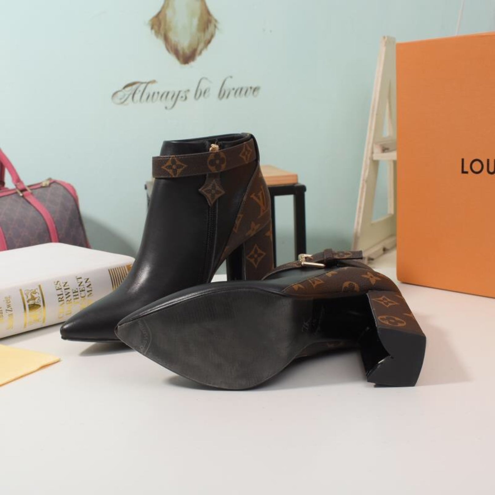 Lv Matchmake Monogram Boot