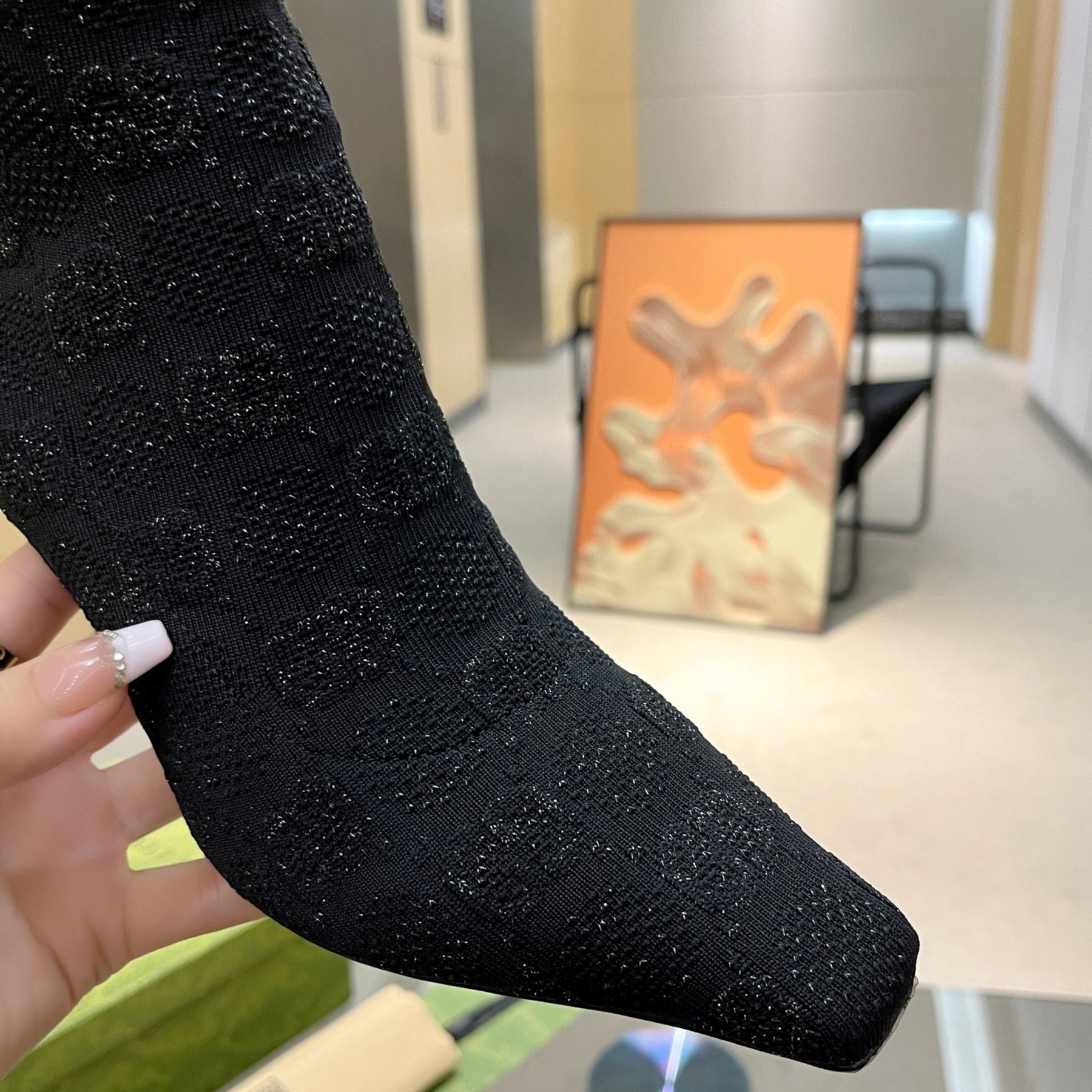 GG Ankle boot Interlocking GG Black Heel