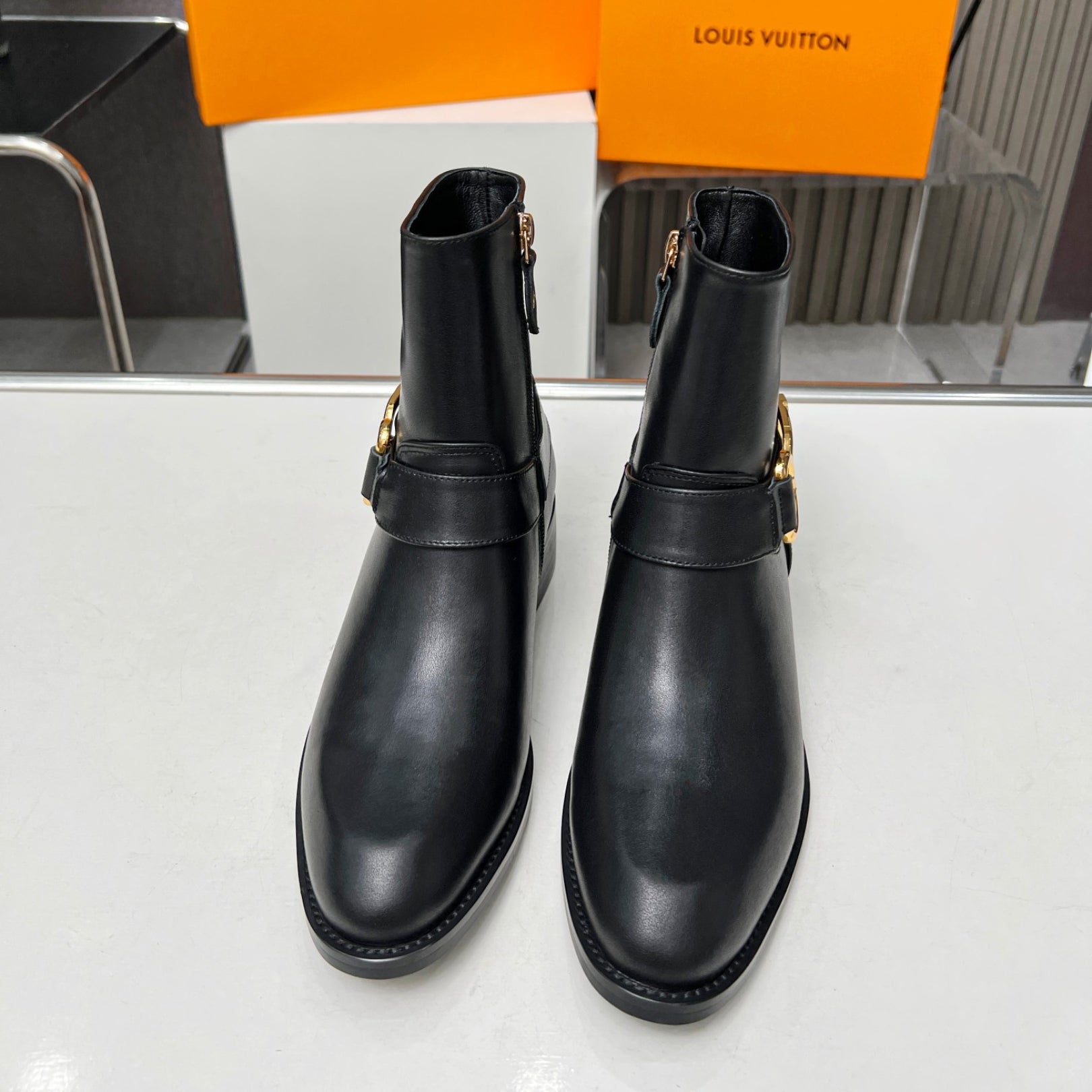 LV Flat Westside Black Boot