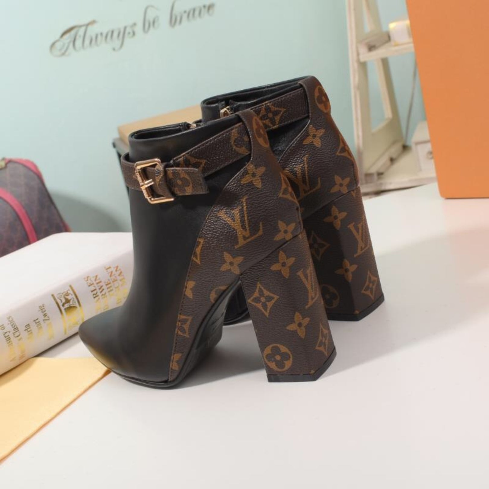 Lv Matchmake Monogram Boot