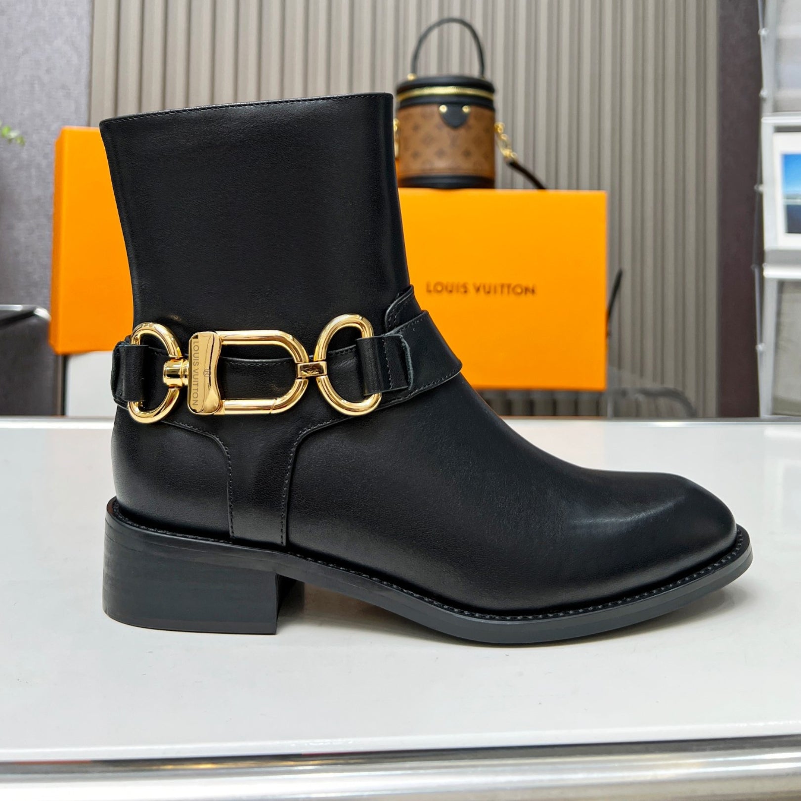 LV Flat Westside Black Boot