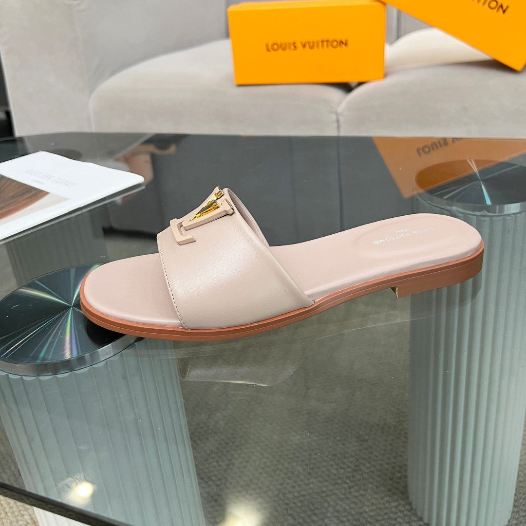 LV Capri Flat Pink Flip Flops