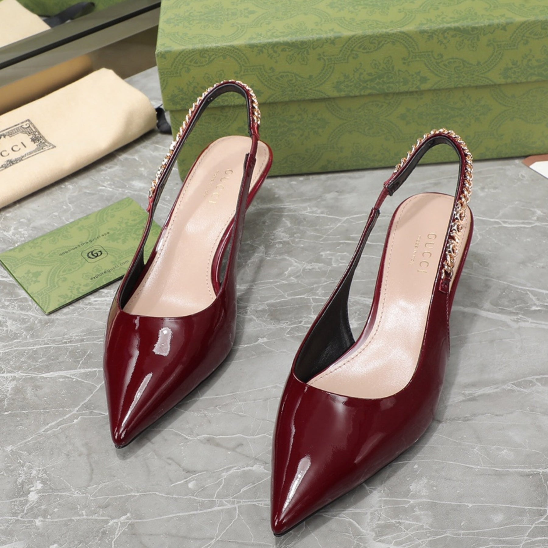 GG Signoria Red Pumps with 45mm heel