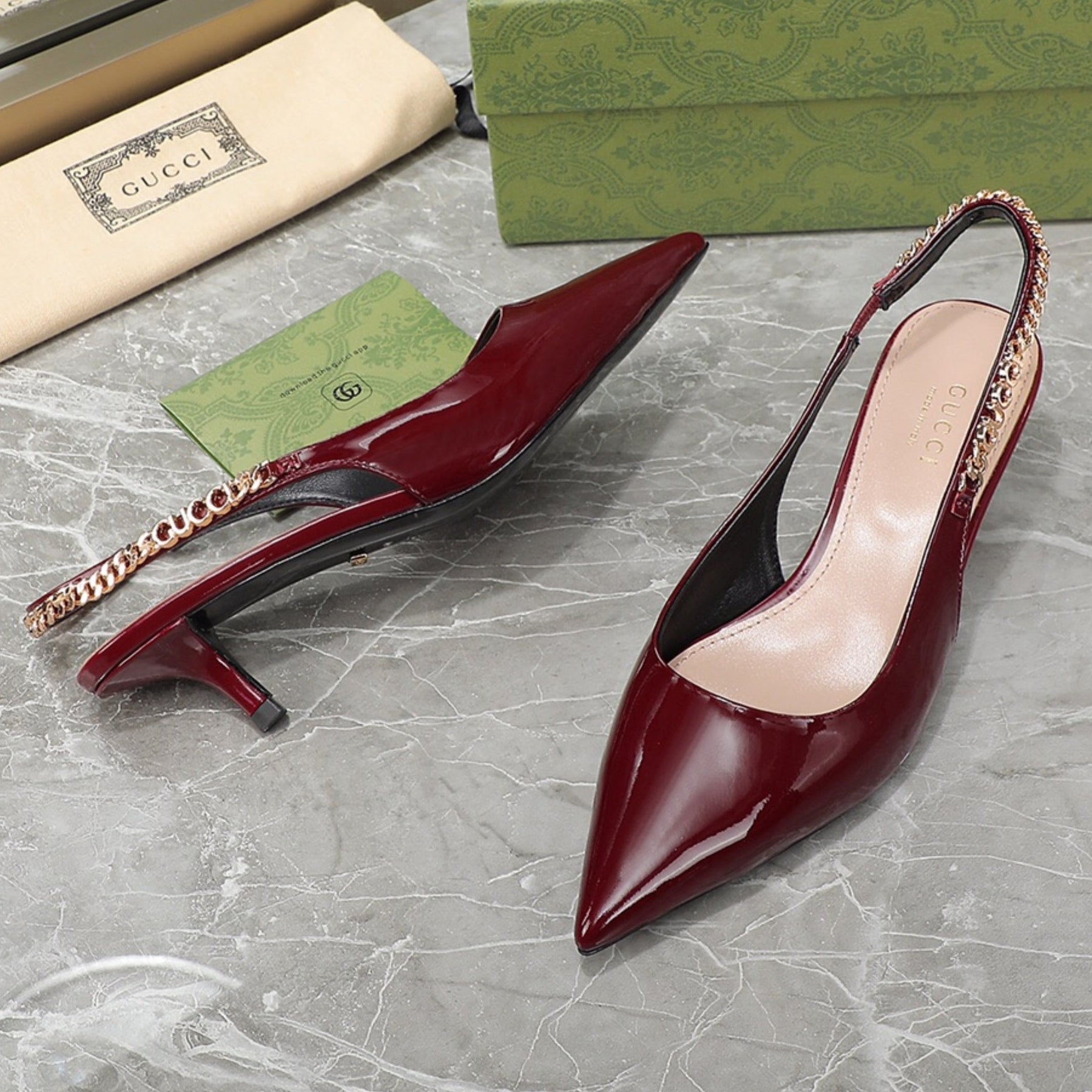 GG Signoria Red Pumps with 45mm heel