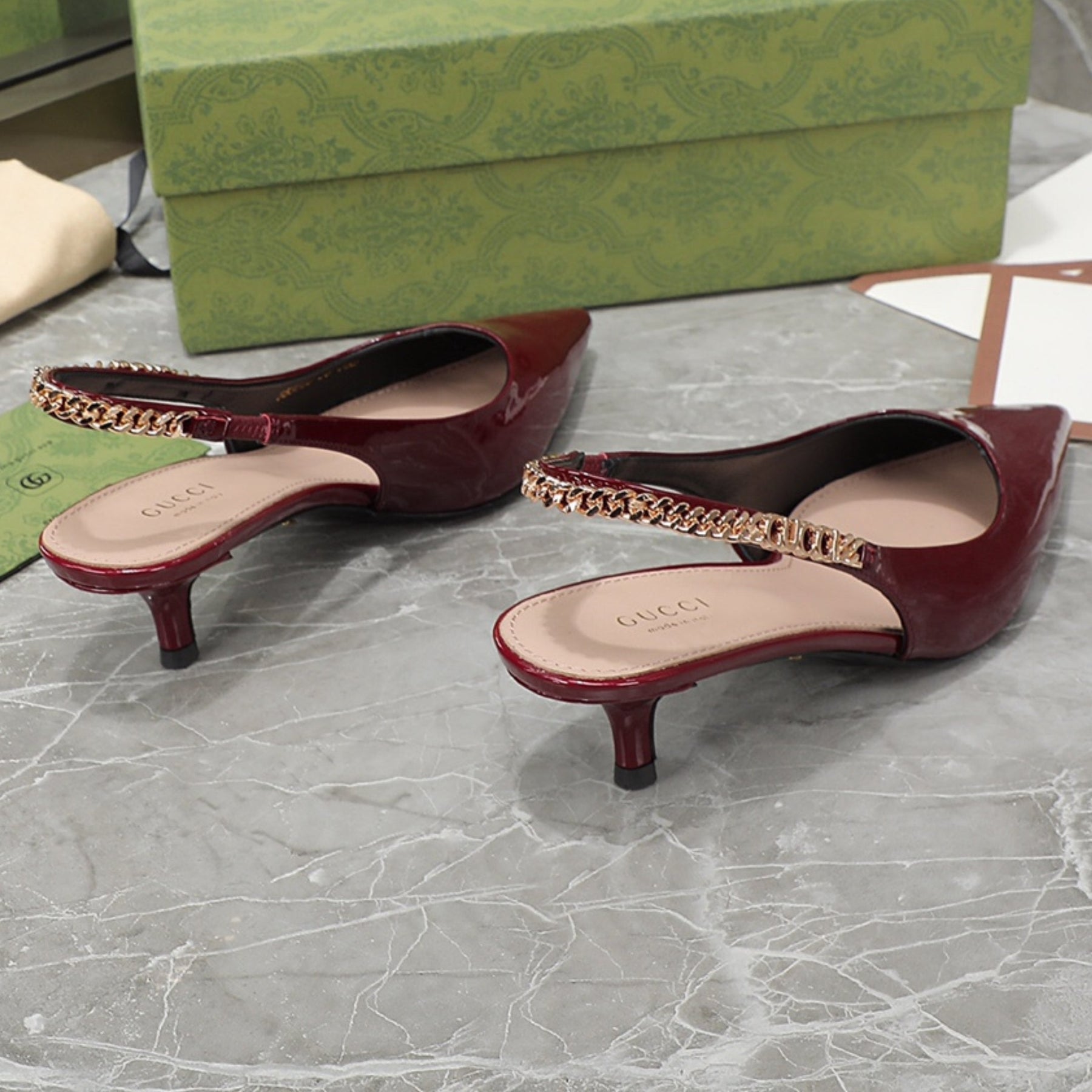 GG Signoria Red Pumps with 45mm heel