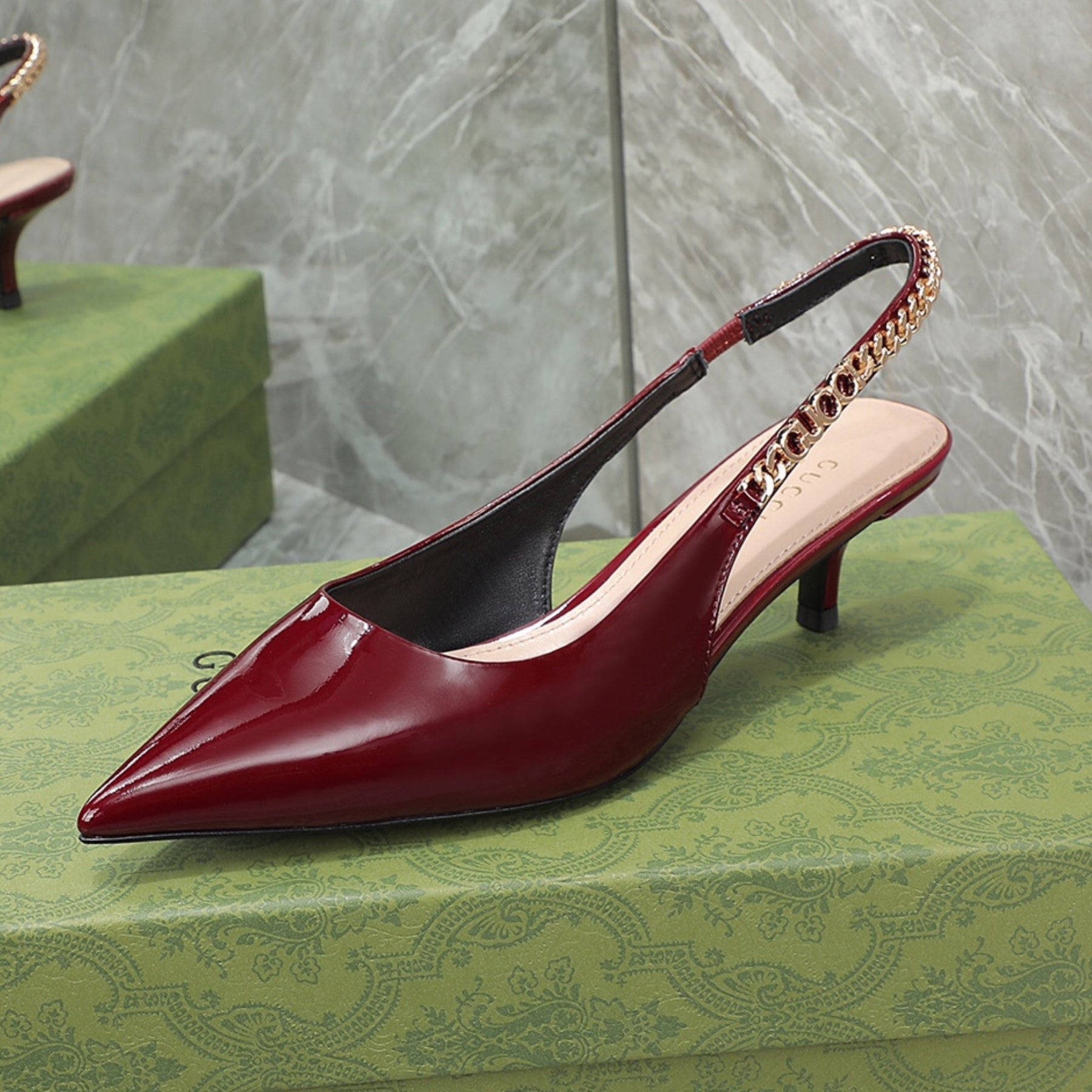 GG Signoria Red Pumps with 45mm heel