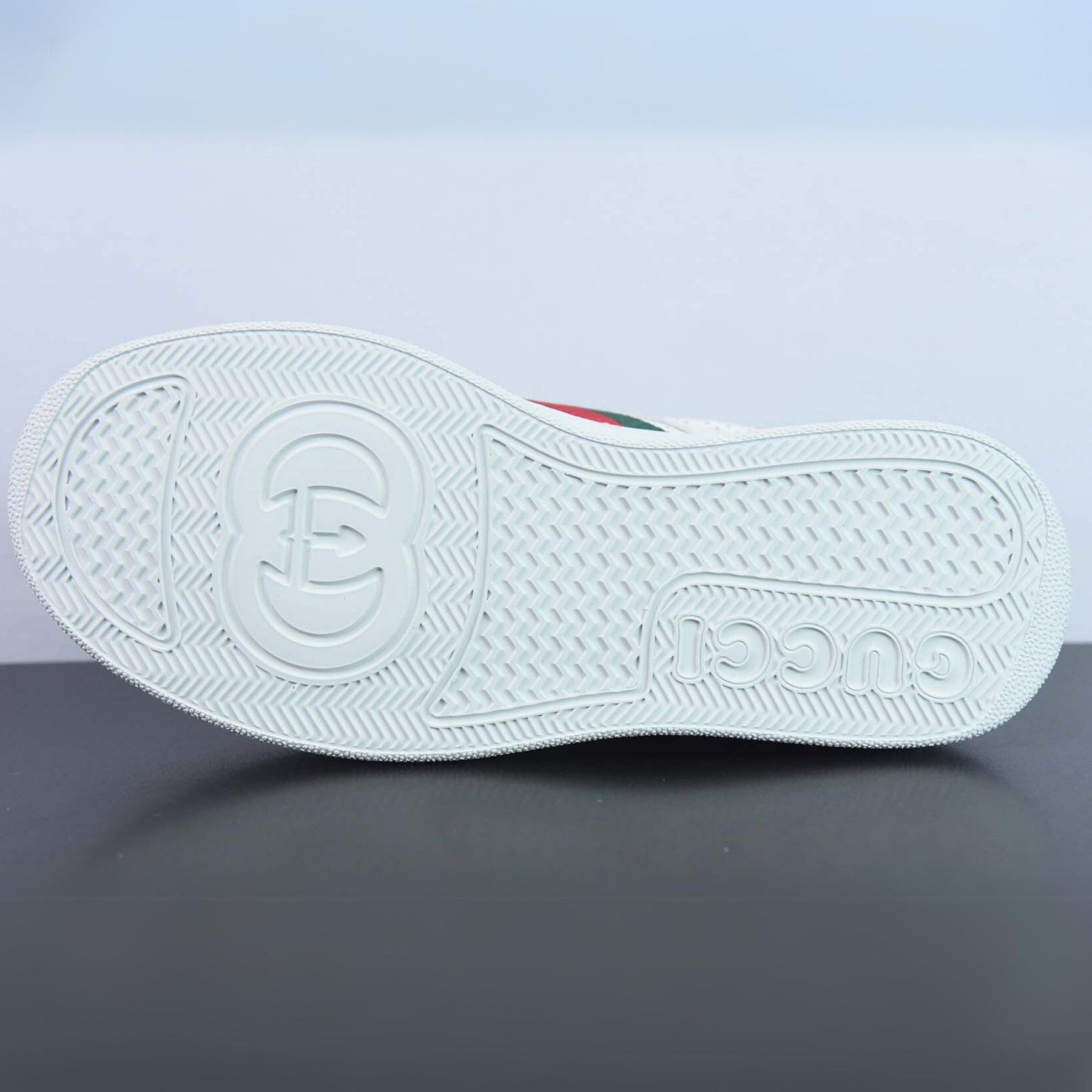 GG Tennis Shoes with White Web Stripe