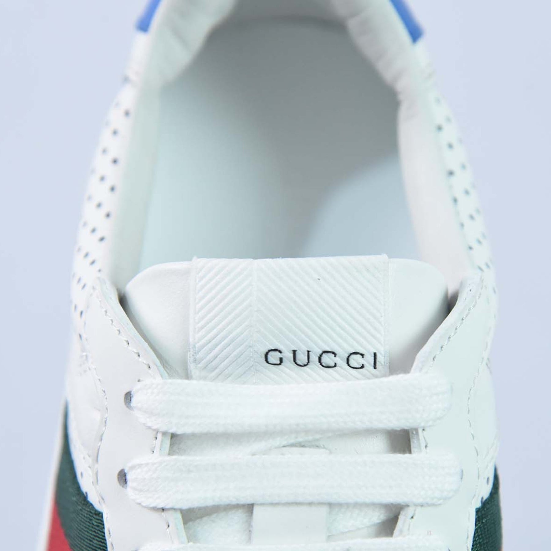 GG Tennis Shoes with White Web Stripe