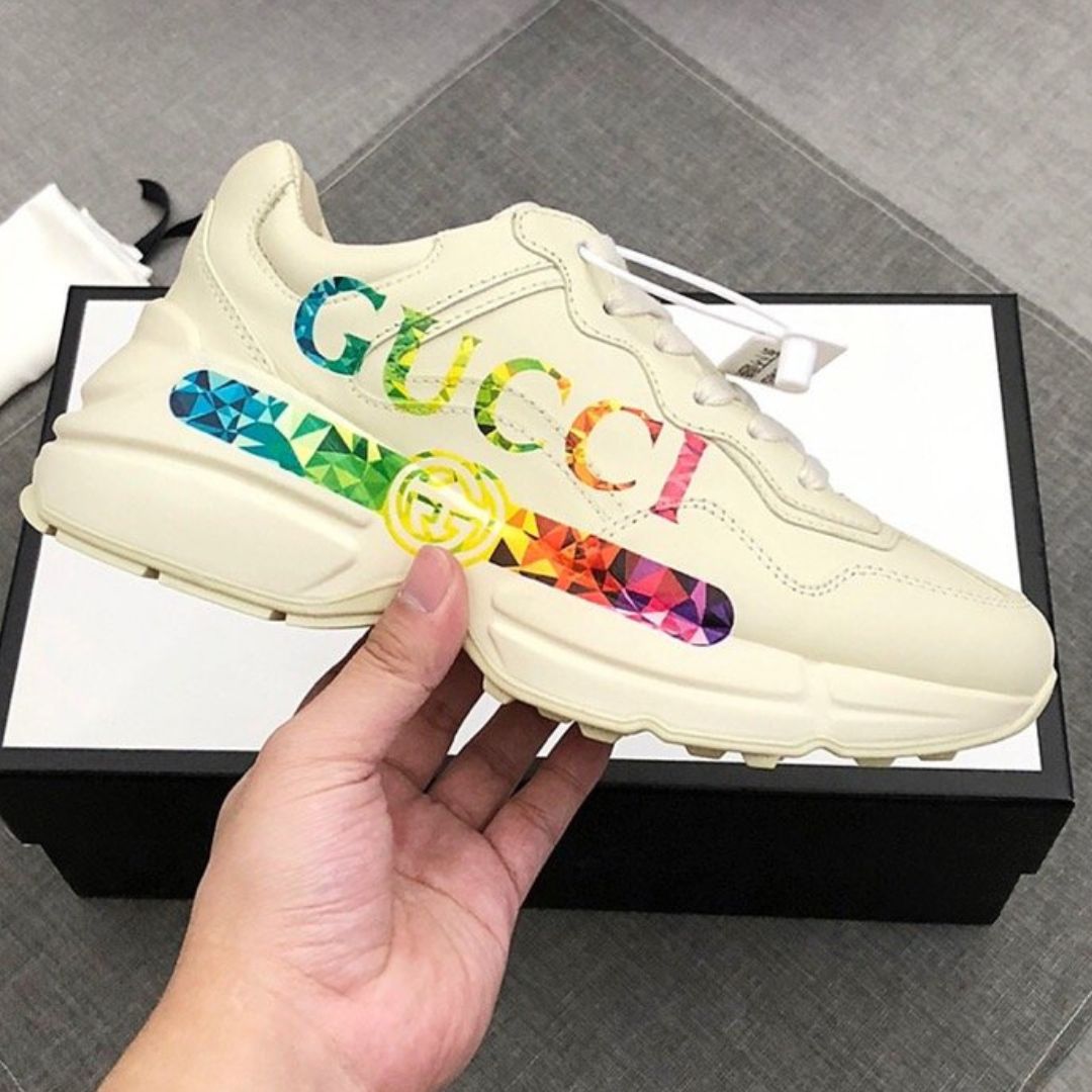GG Rhyton Logo Color Sneakers